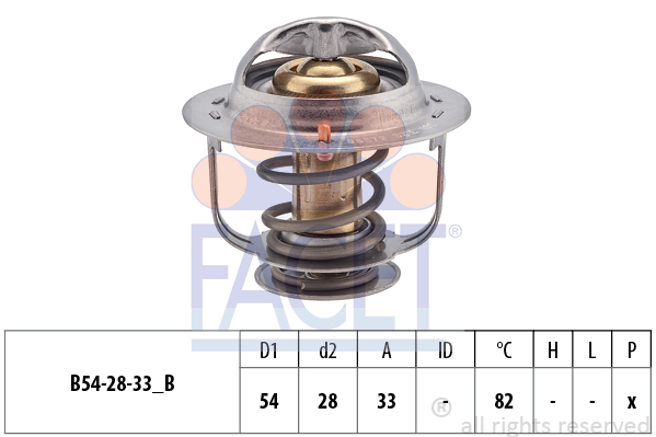 Termostat,lichid racire 7.8657S FACET