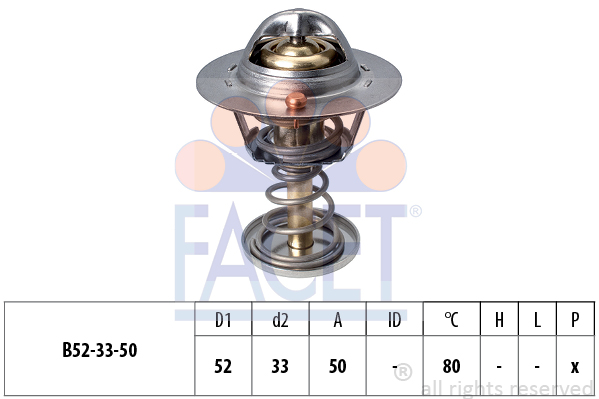 Termostat,lichid racire 7.8674S FACET