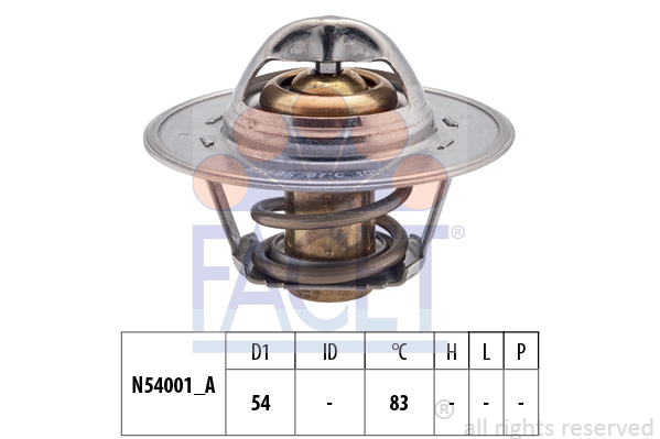 Termostat,lichid racire 7.8678S FACET