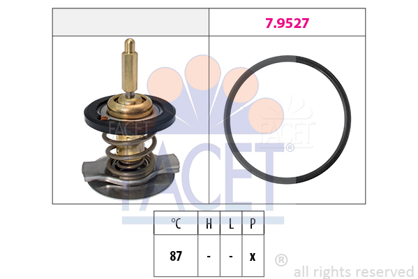 Termostat,lichid racire 7.8807 FACET