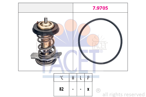 Termostat,lichid racire 7.8842 FACET