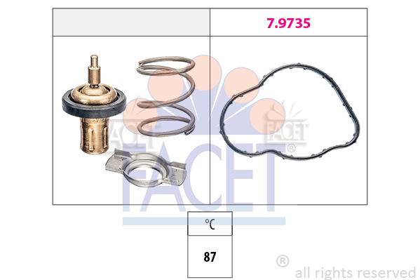 Termostat,lichid racire 7.8930 FACET