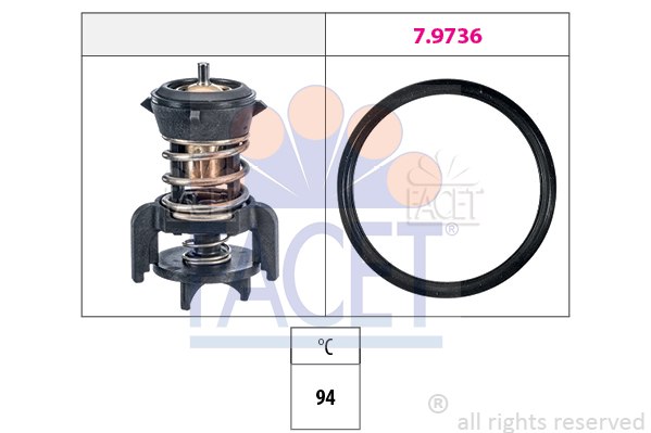 Termostat,lichid racire 7.8933 FACET