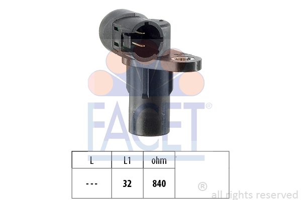 Senzor impulsuri, arbore cotit 9.0291 FACET