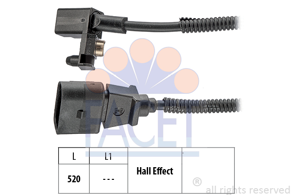 Senzor impulsuri, arbore cotit 9.0443 FACET