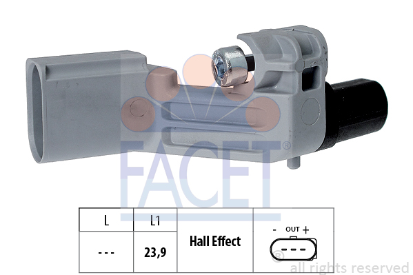 Senzor impulsuri, arbore cotit 9.0464 FACET