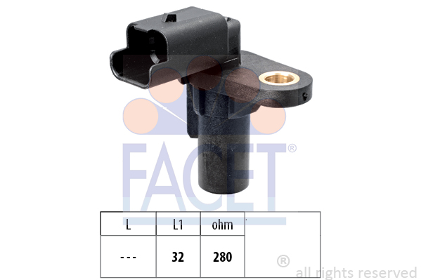 Senzor impulsuri, arbore cotit 9.0579 FACET