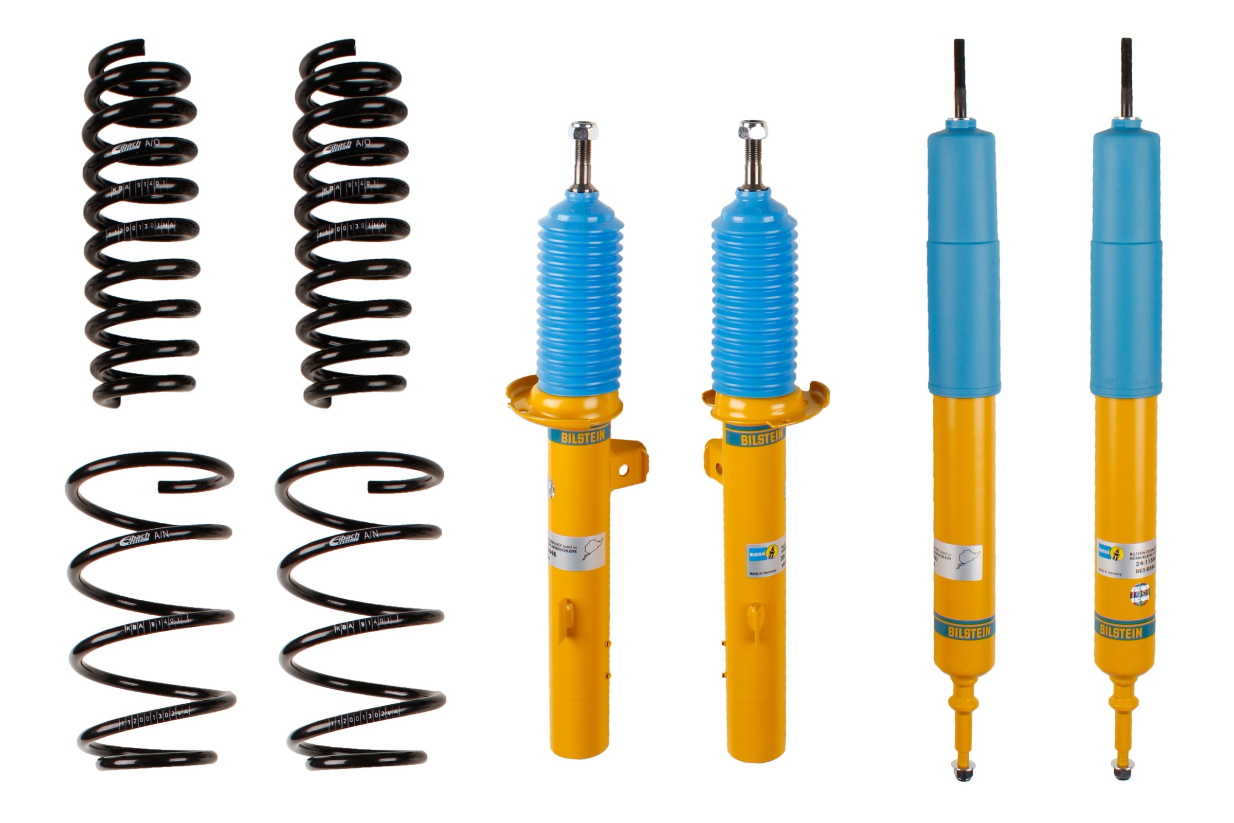 Set suspensie, arcuri elicoidale / amortizoare 46-180490 BILSTEIN