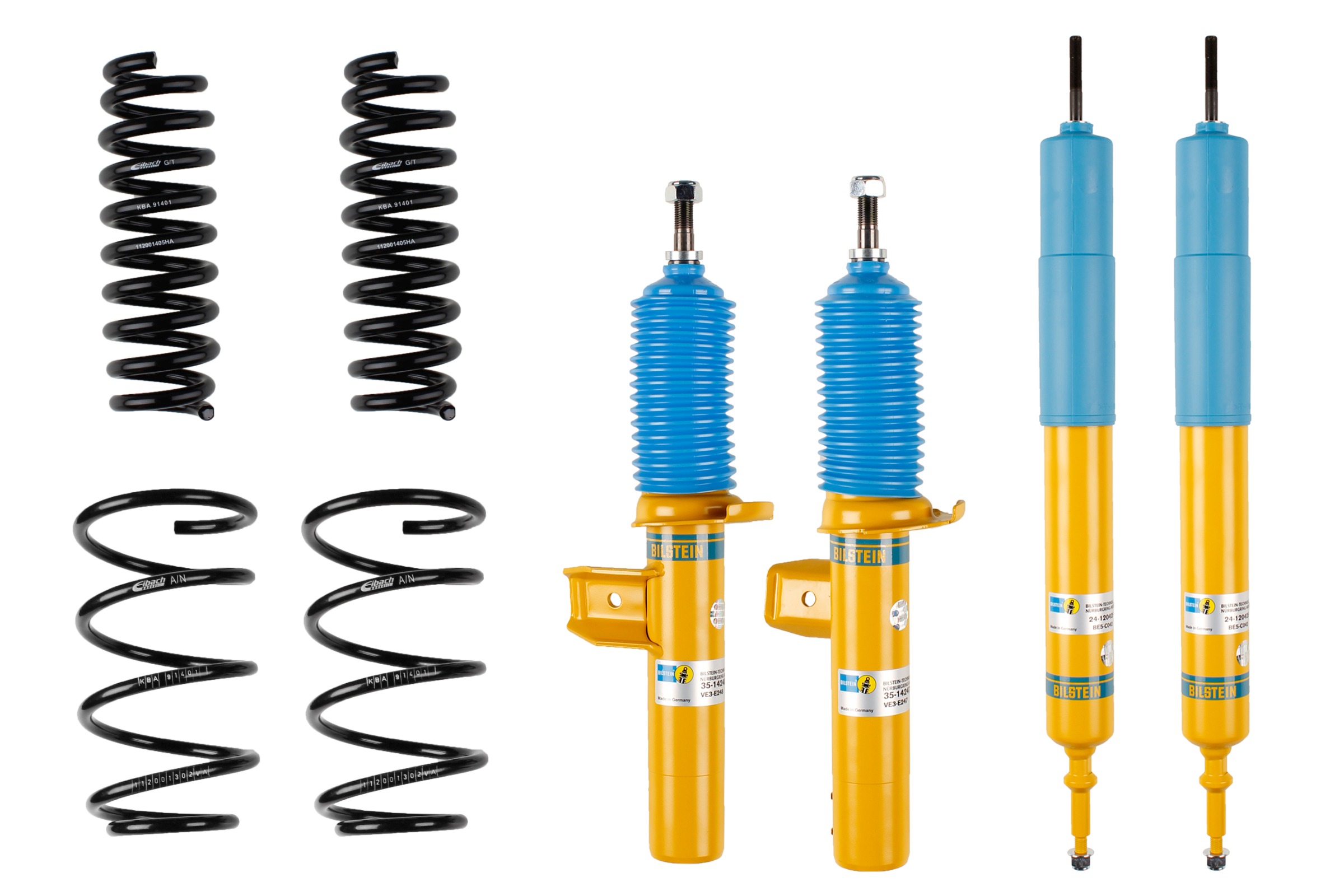 Set suspensie, arcuri elicoidale / amortizoare 46-180605 BILSTEIN