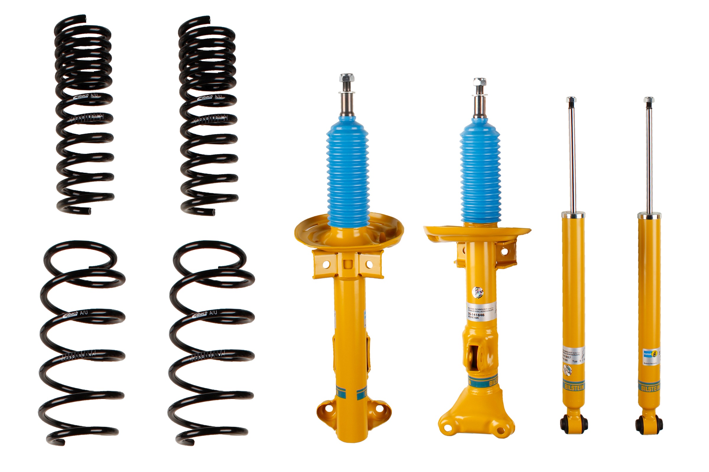 Set suspensie, arcuri elicoidale / amortizoare 46-180766 BILSTEIN