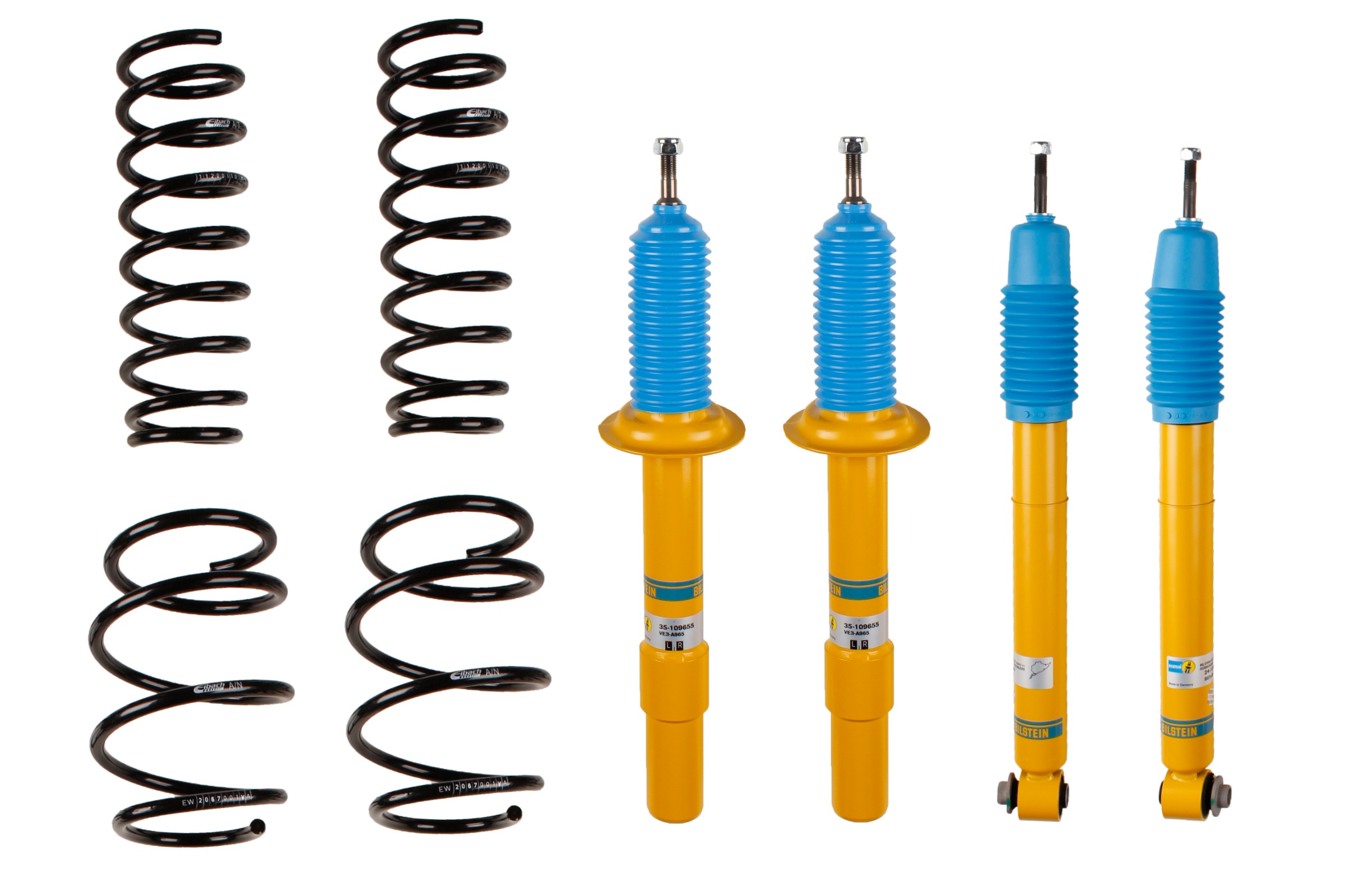 Set suspensie, arcuri elicoidale / amortizoare 46-181107 BILSTEIN