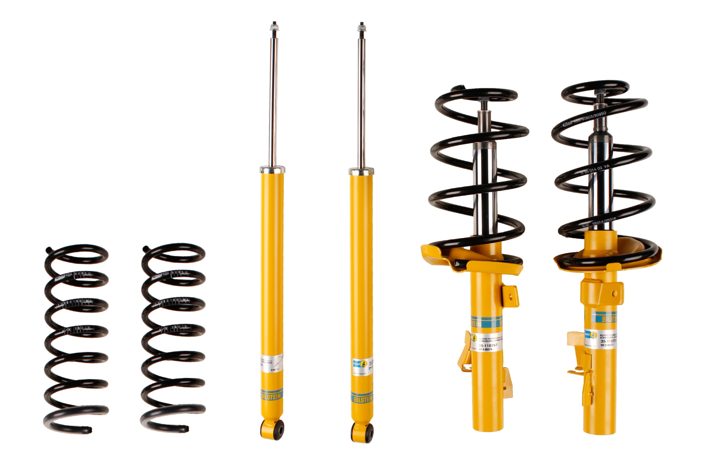 Set suspensie, arcuri elicoidale / amortizoare 46-181299 BILSTEIN