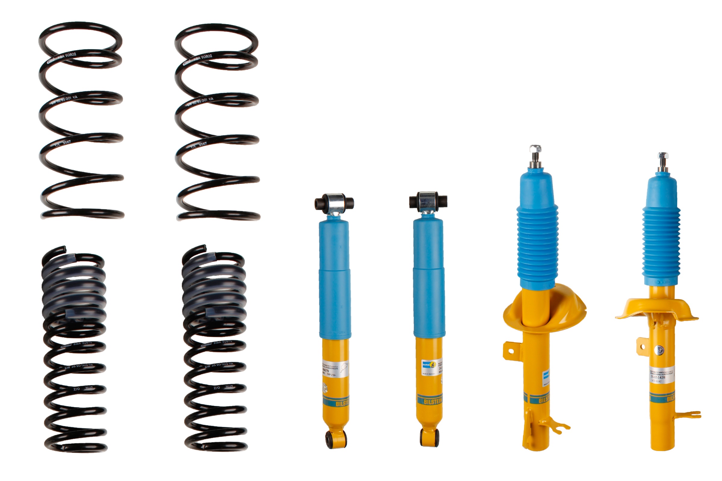 Set suspensie, arcuri elicoidale / amortizoare 46-181381 BILSTEIN