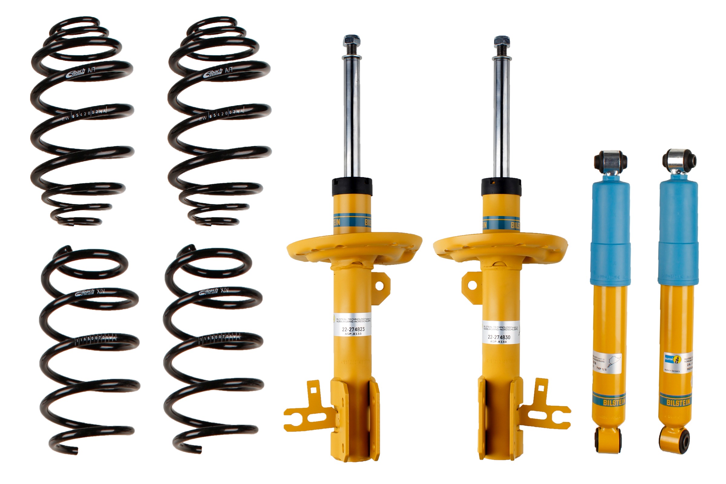 Set suspensie, arcuri elicoidale / amortizoare 46-182142 BILSTEIN