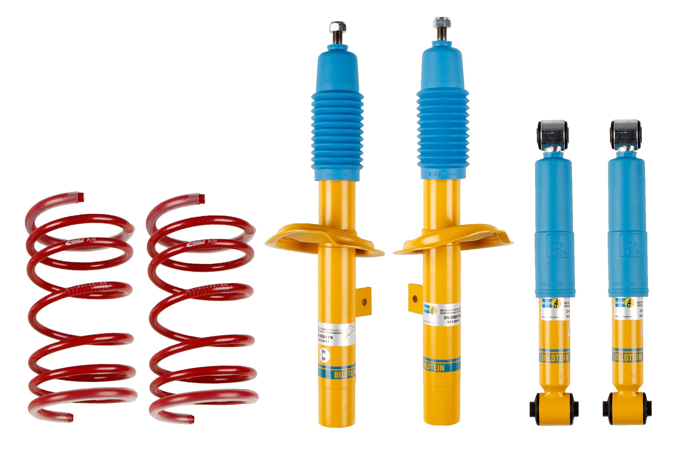 Set suspensie, arcuri elicoidale / amortizoare 46-182258 BILSTEIN