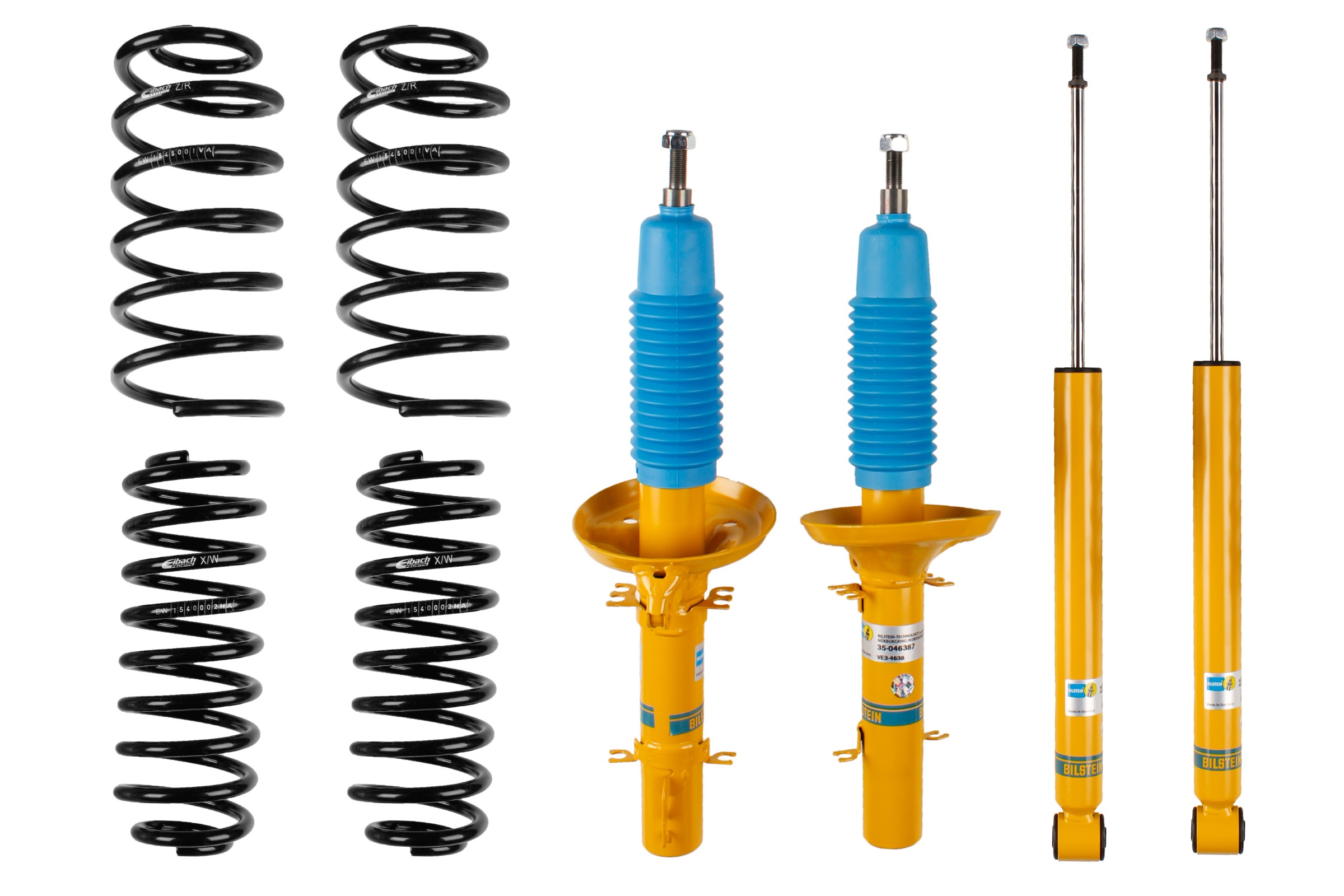 Set suspensie, arcuri elicoidale / amortizoare 46-182333 BILSTEIN