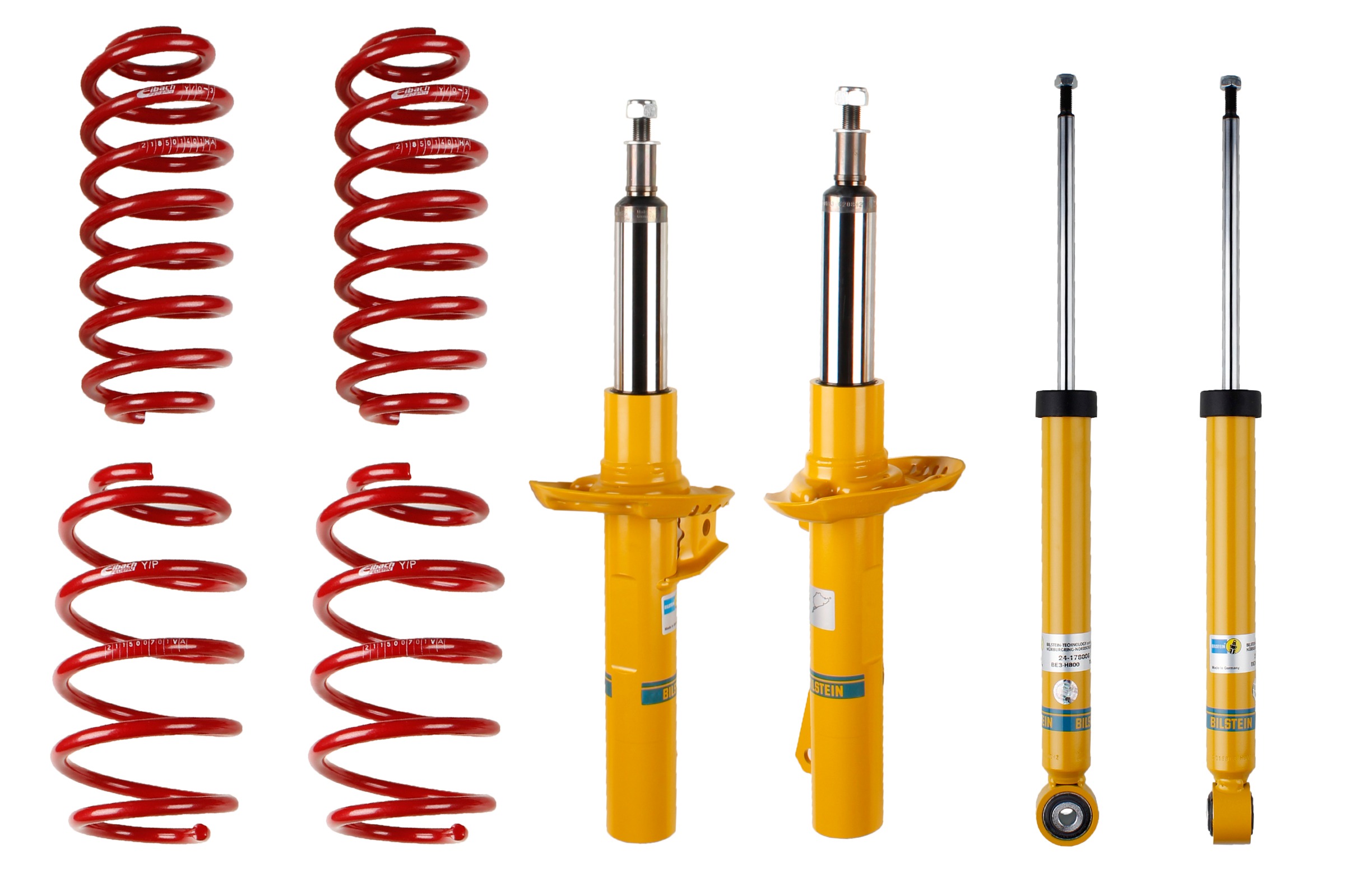 Set suspensie, arcuri elicoidale / amortizoare 46-182340 BILSTEIN