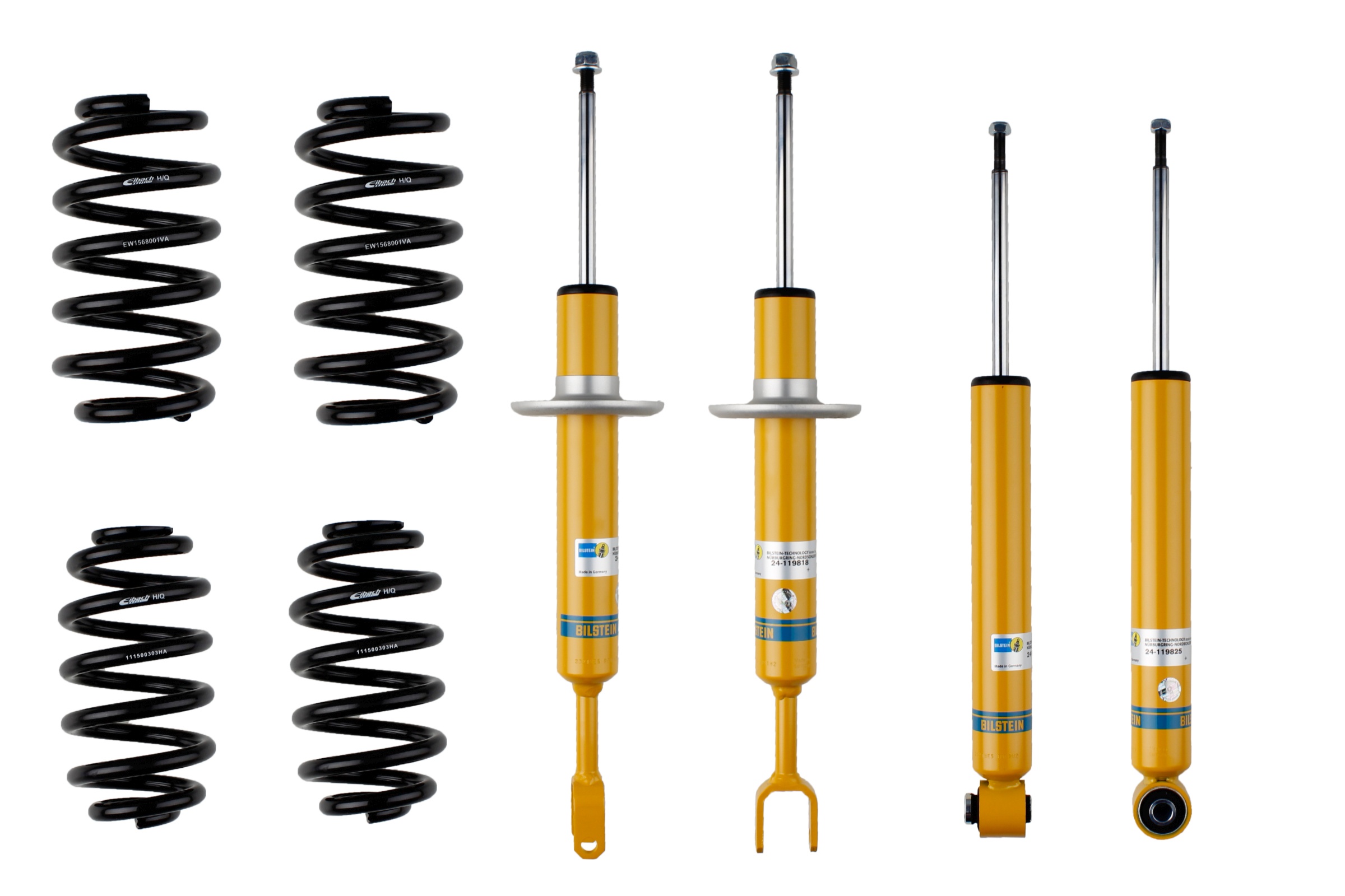 Set suspensie, arcuri elicoidale / amortizoare 46-182395 BILSTEIN