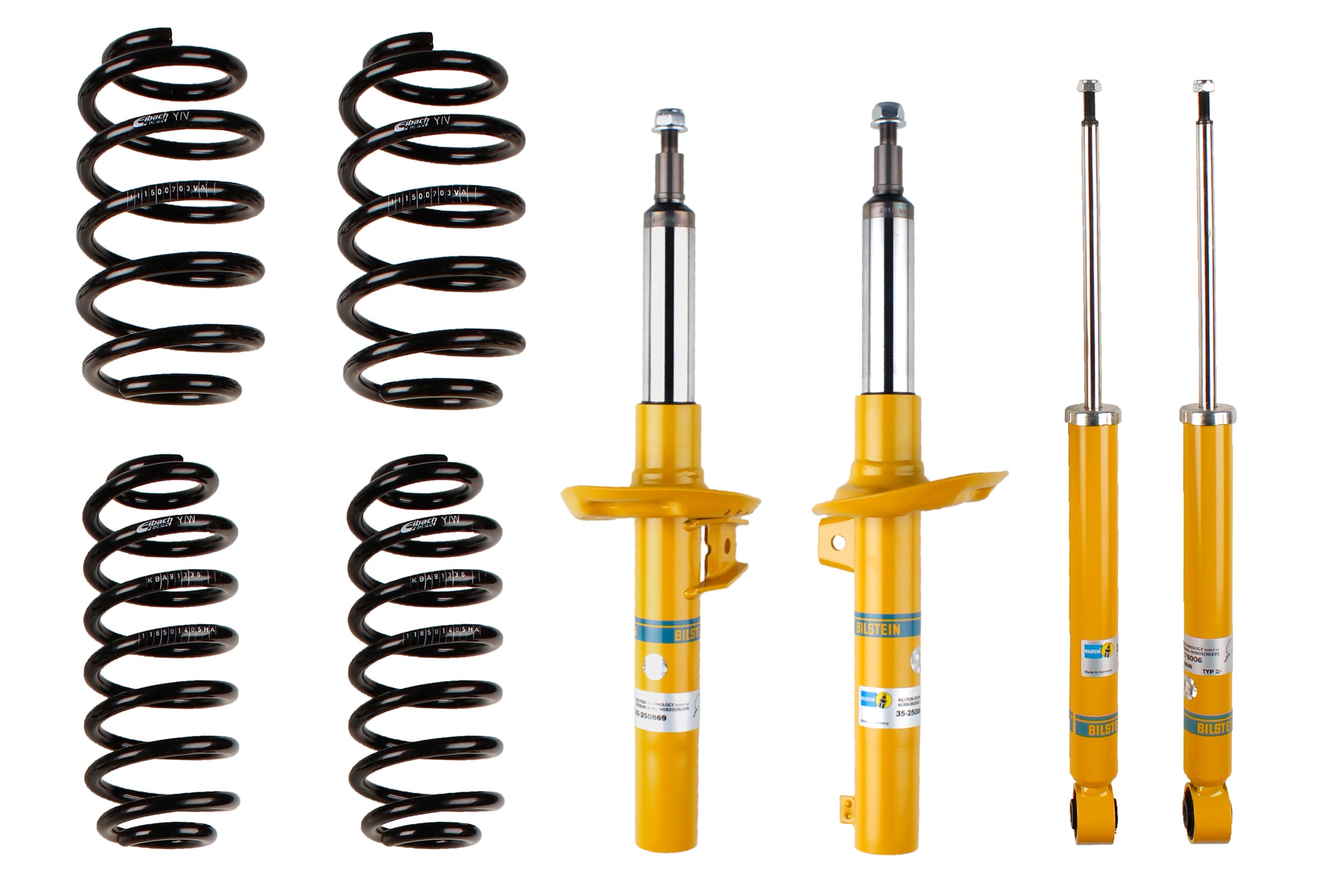 Set suspensie, arcuri elicoidale / amortizoare 46-182494 BILSTEIN