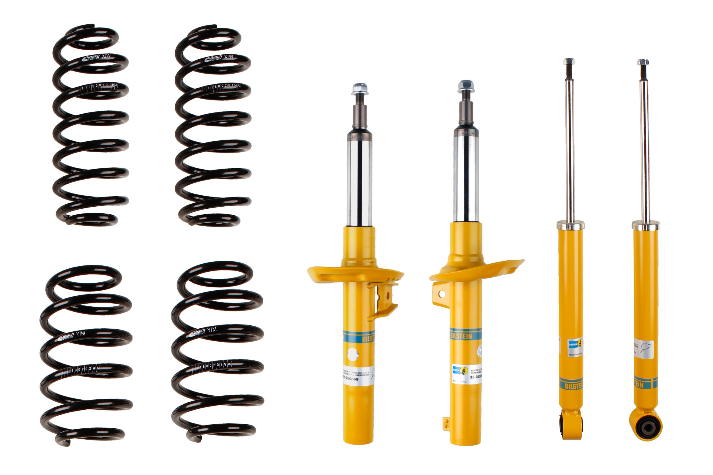 Set suspensie, arcuri elicoidale / amortizoare 46-183163 BILSTEIN