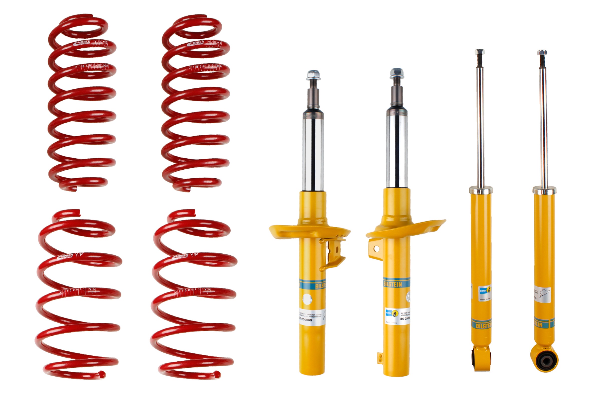 Set suspensie, arcuri elicoidale / amortizoare 46-183446 BILSTEIN