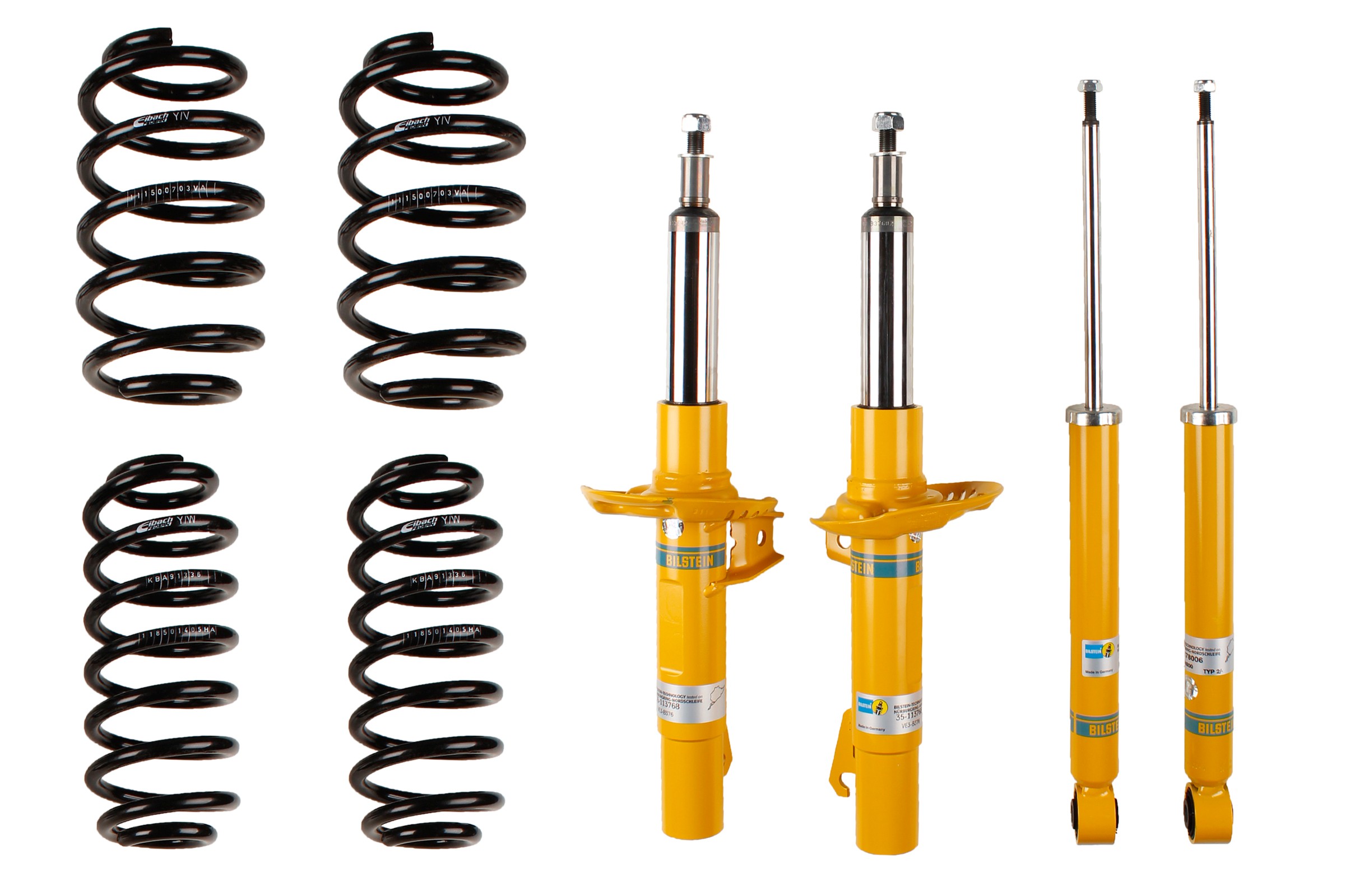 Set suspensie, arcuri elicoidale / amortizoare 46-184153 BILSTEIN