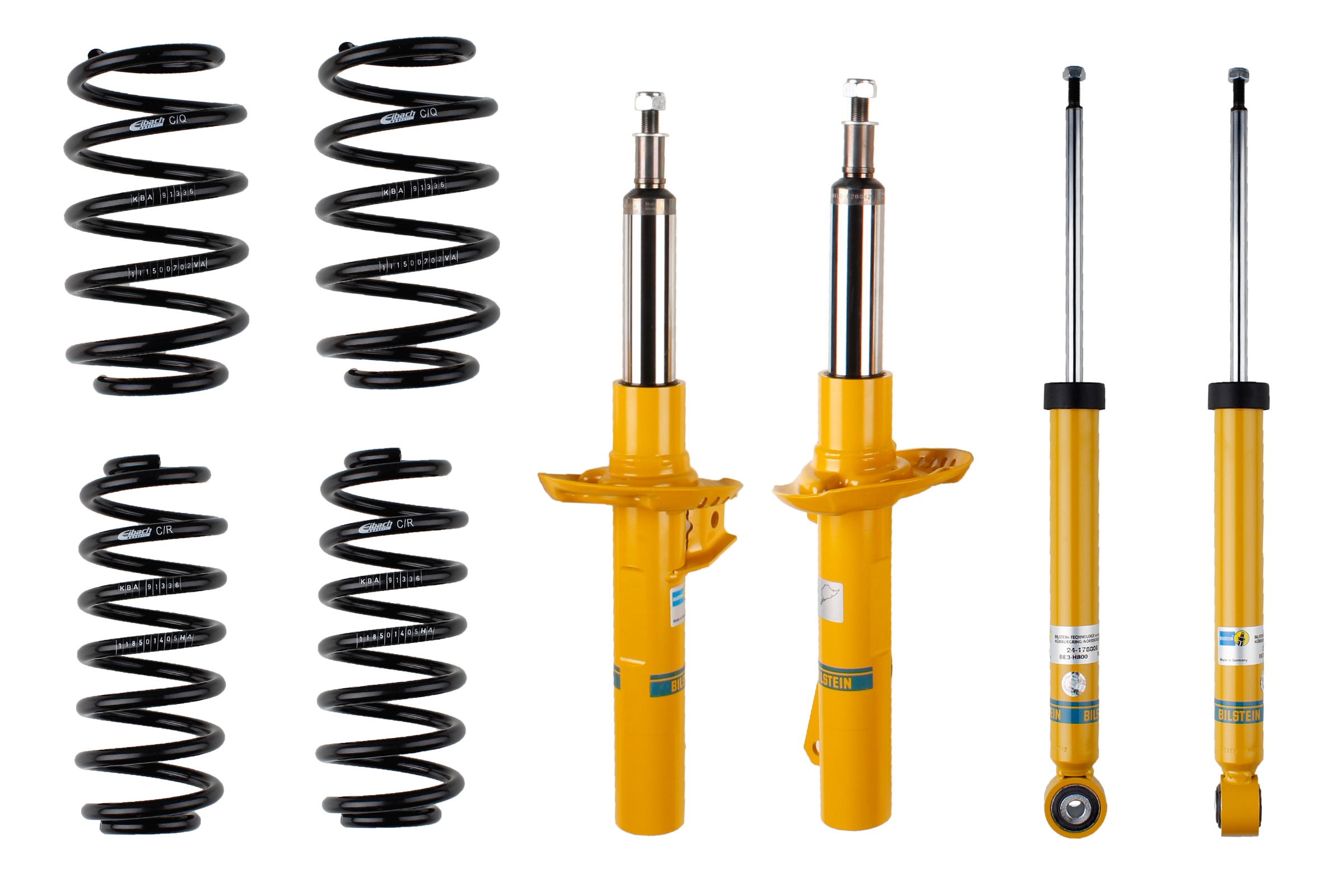Set suspensie, arcuri elicoidale / amortizoare 46-184337 BILSTEIN