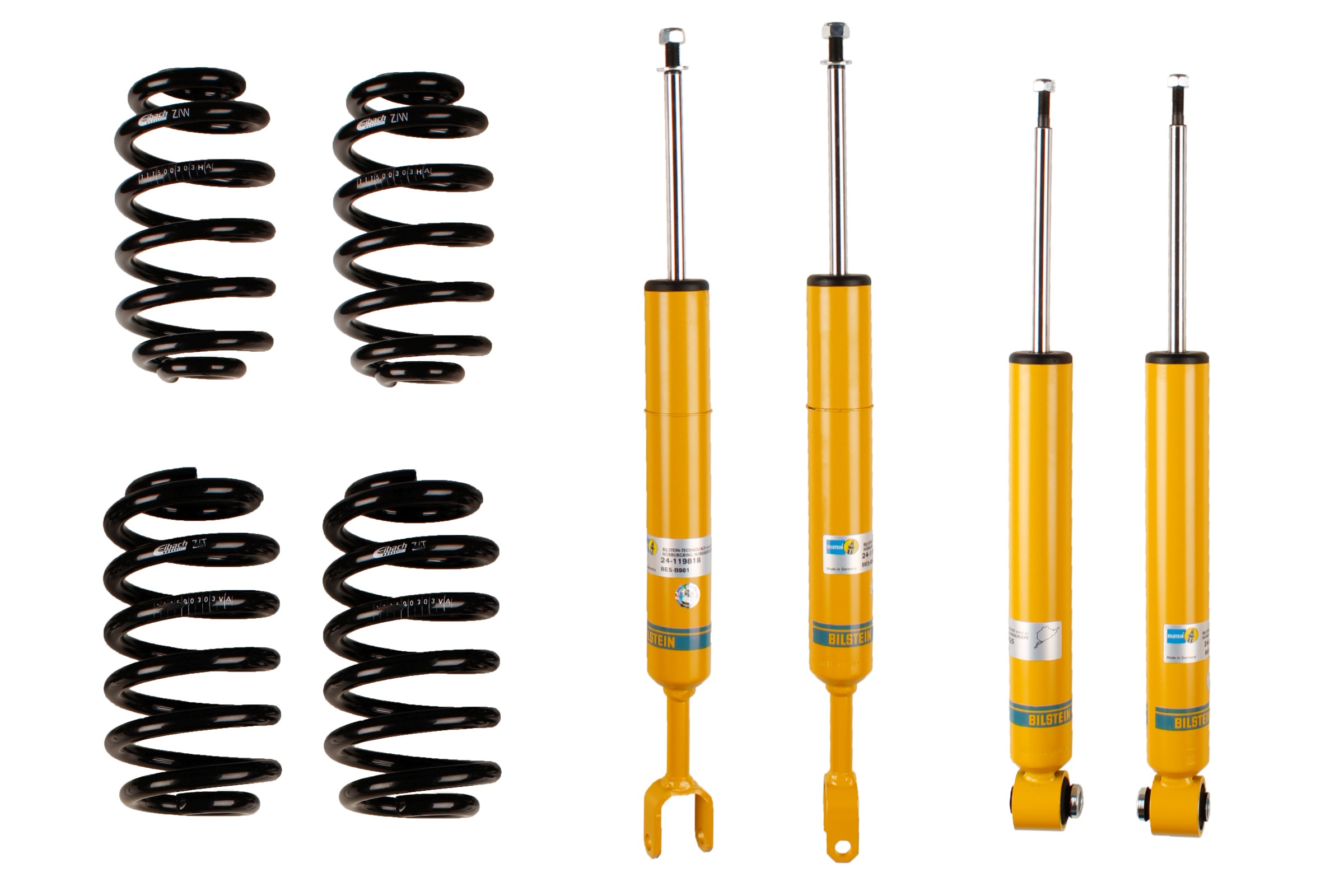 Set suspensie, arcuri elicoidale / amortizoare 46-188489 BILSTEIN