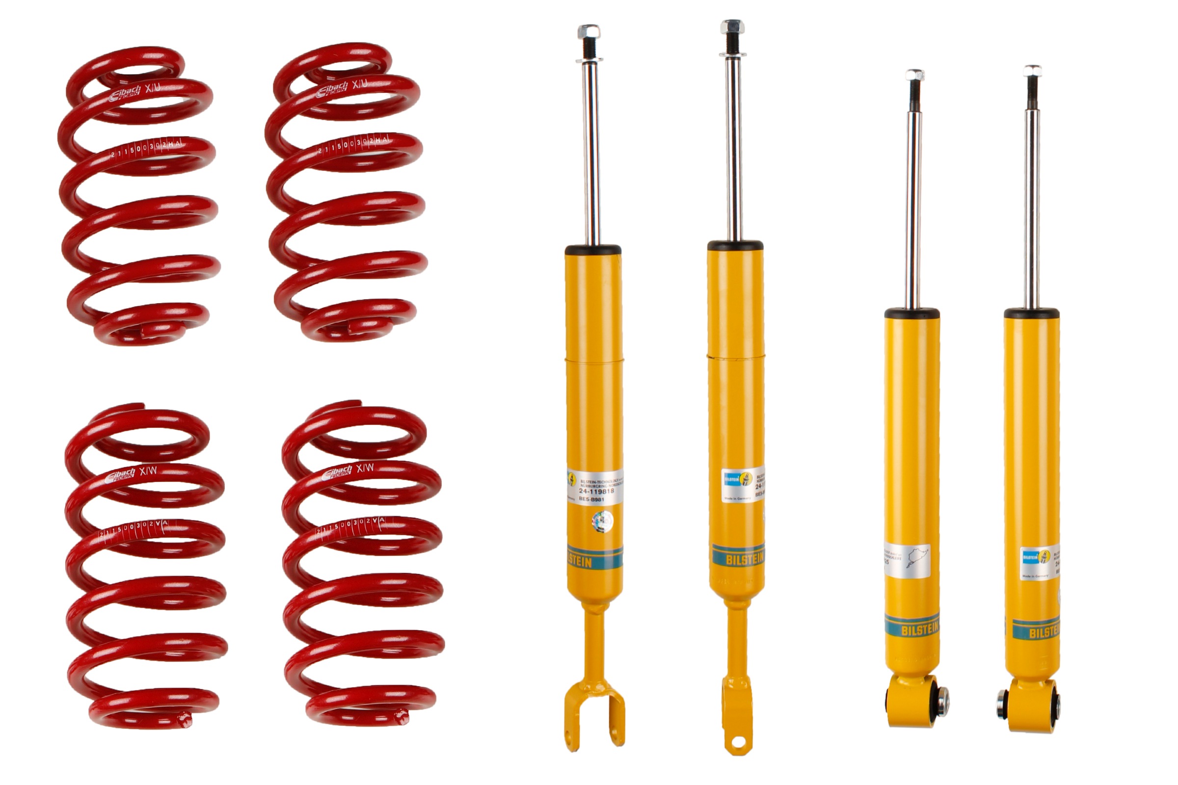 Set suspensie, arcuri elicoidale / amortizoare 46-188588 BILSTEIN
