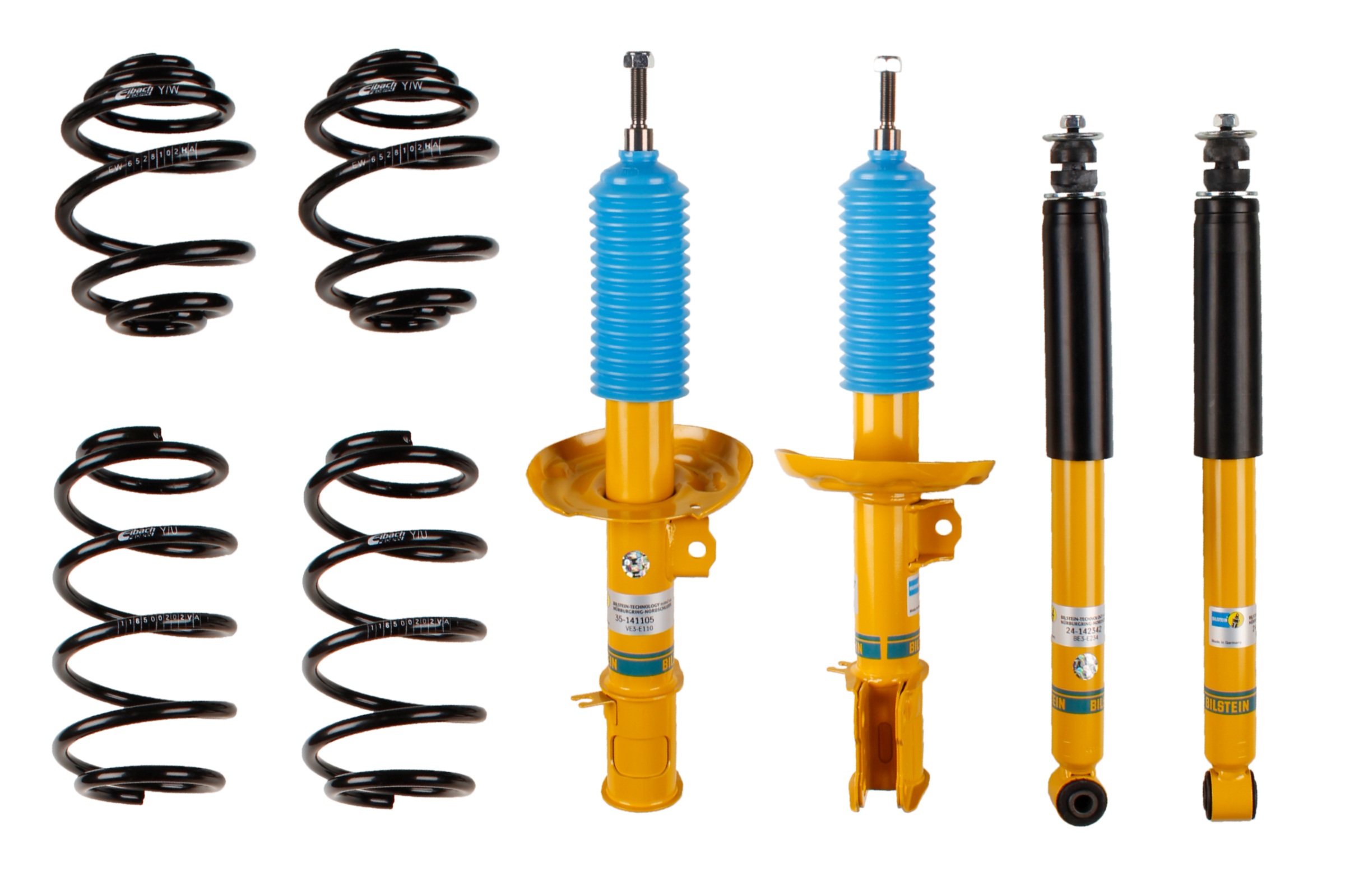 Set suspensie, arcuri elicoidale / amortizoare 46-189042 BILSTEIN