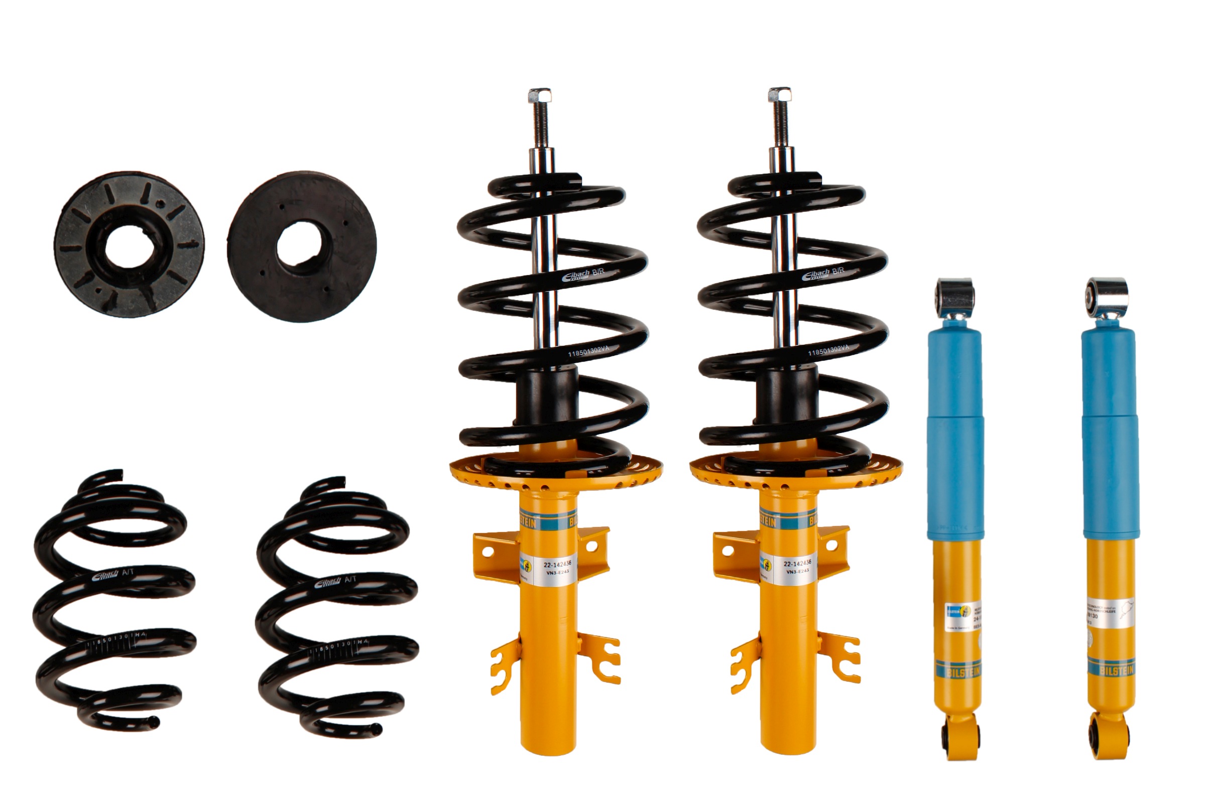 Set suspensie, arcuri elicoidale / amortizoare 46-192158 BILSTEIN