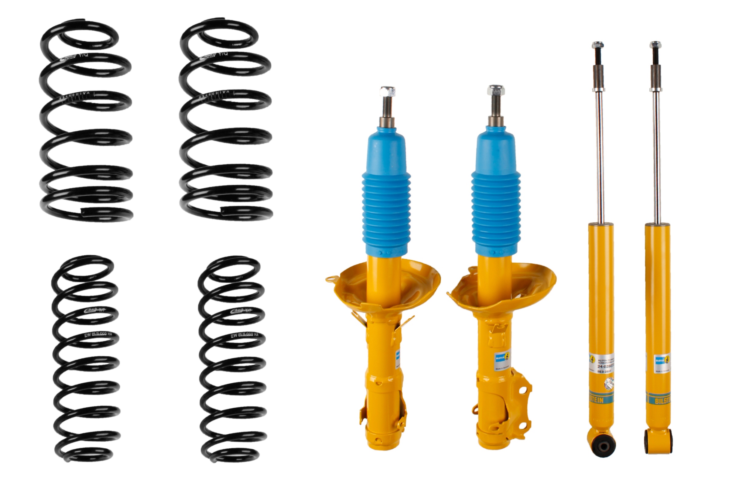 Set suspensie, arcuri elicoidale / amortizoare 46-193896 BILSTEIN
