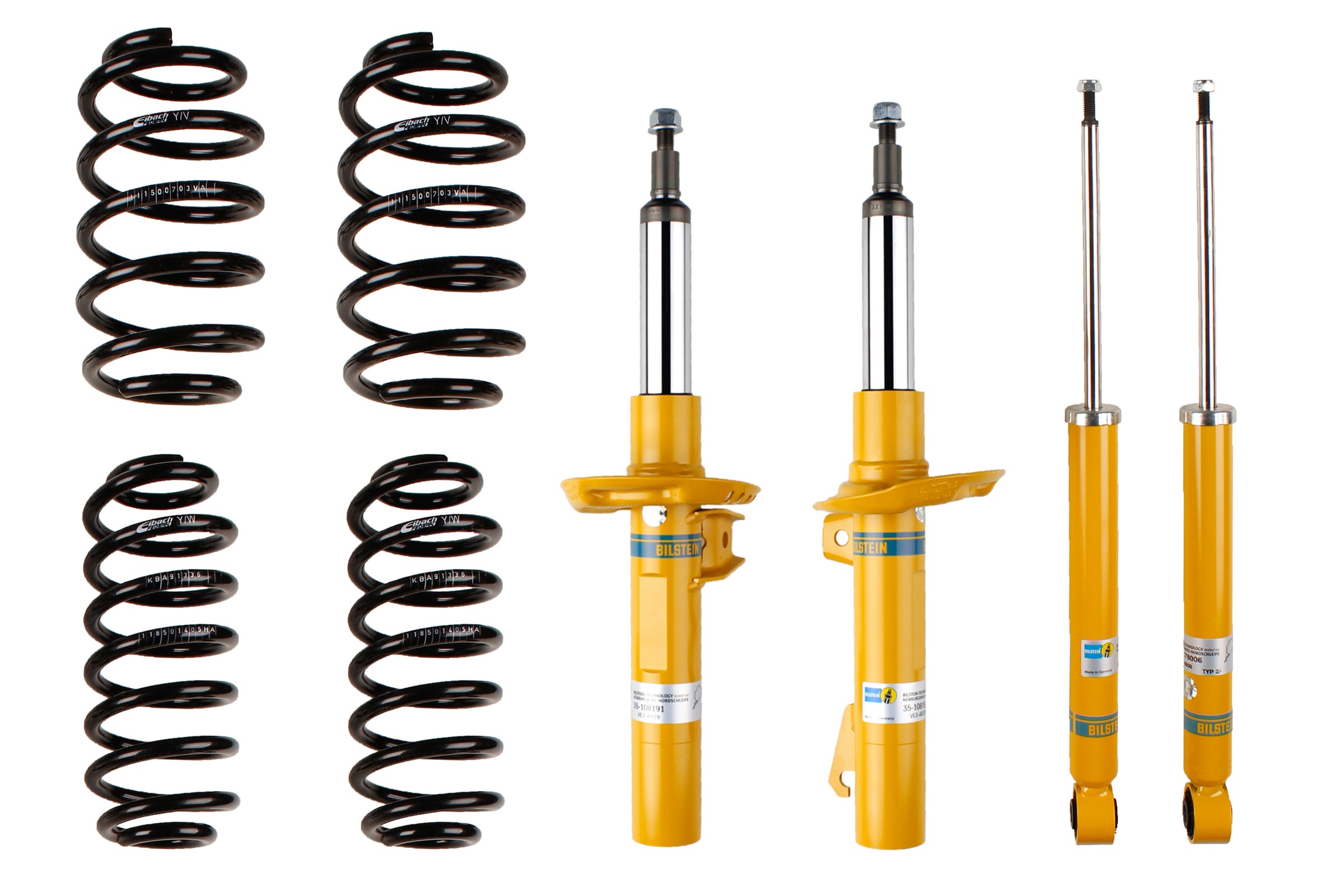 Set suspensie, arcuri elicoidale / amortizoare 46-194800 BILSTEIN