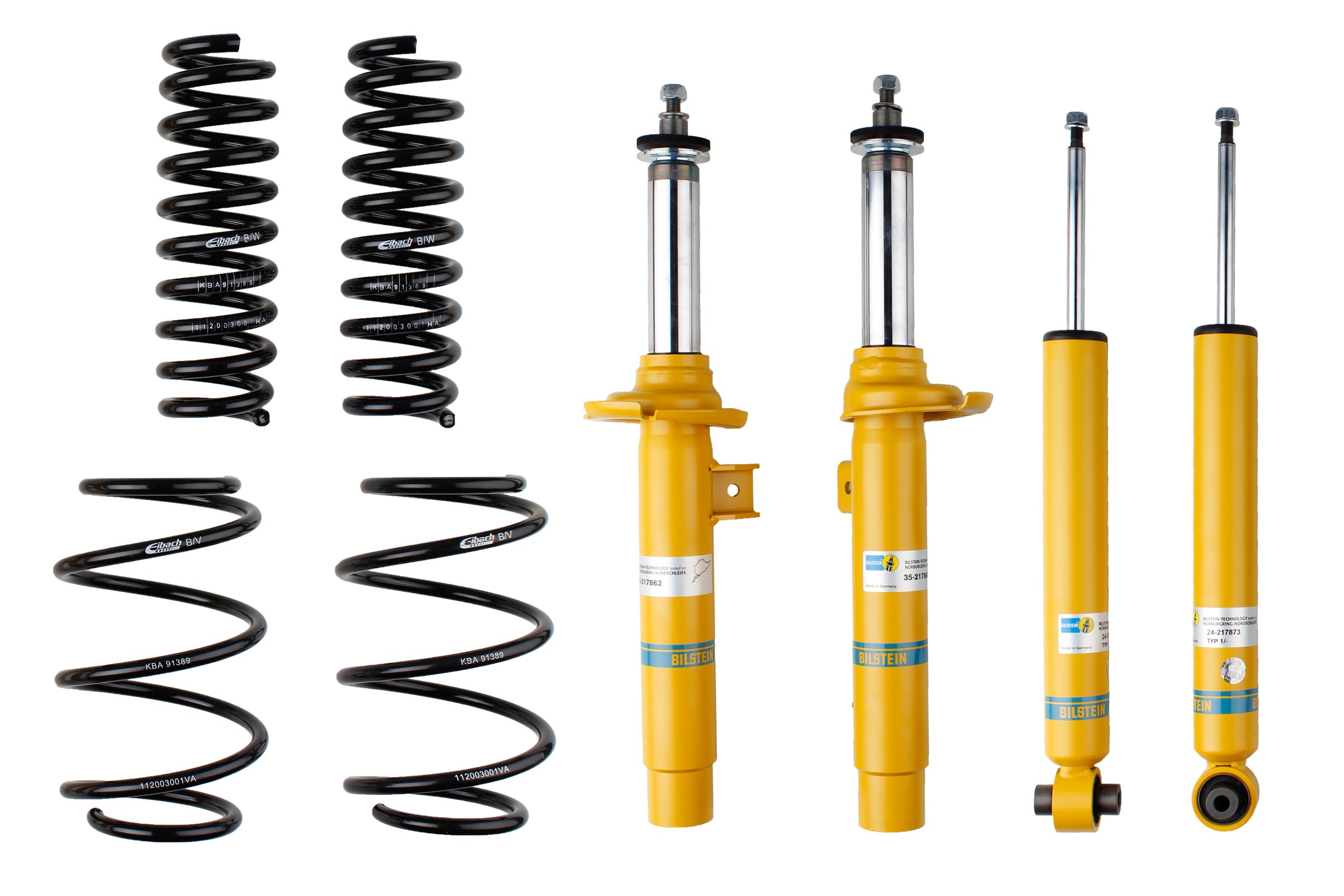 Set suspensie, arcuri elicoidale / amortizoare 46-223609 BILSTEIN