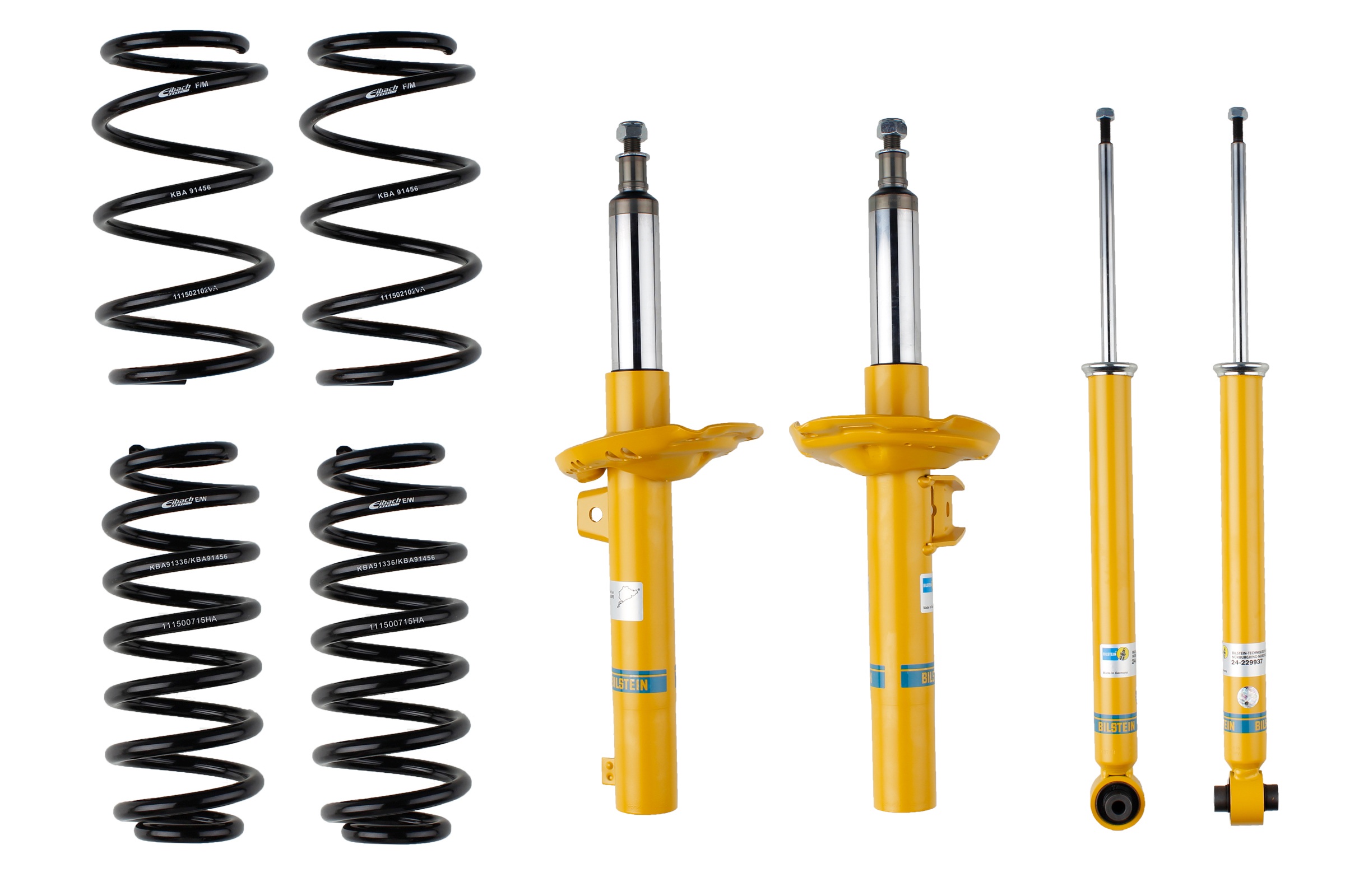 Set suspensie, arcuri elicoidale / amortizoare 46-259097 BILSTEIN