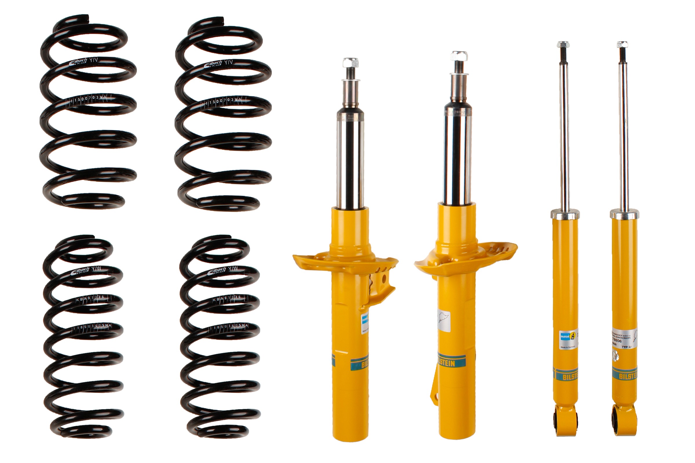 Set suspensie, arcuri elicoidale / amortizoare 46-259349 BILSTEIN