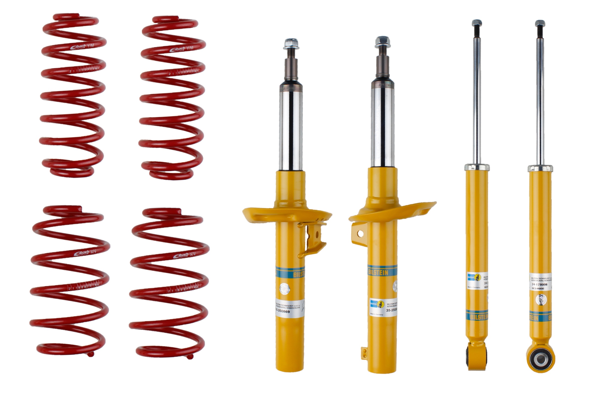Set suspensie, arcuri elicoidale / amortizoare 46-261113 BILSTEIN