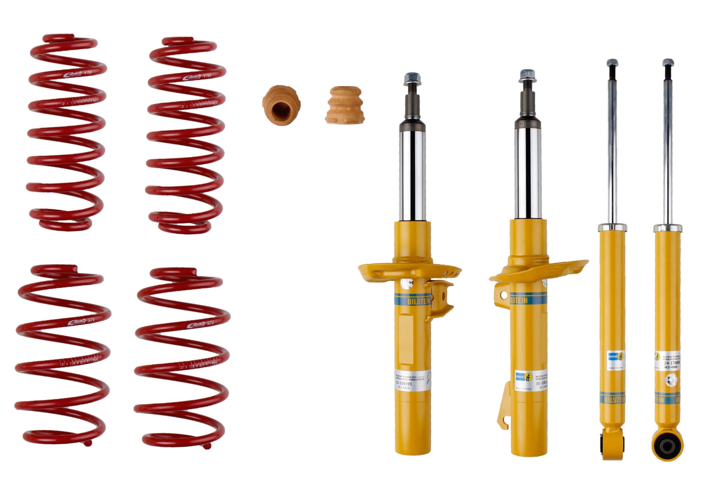 Set suspensie, arcuri elicoidale / amortizoare 46-261137 BILSTEIN