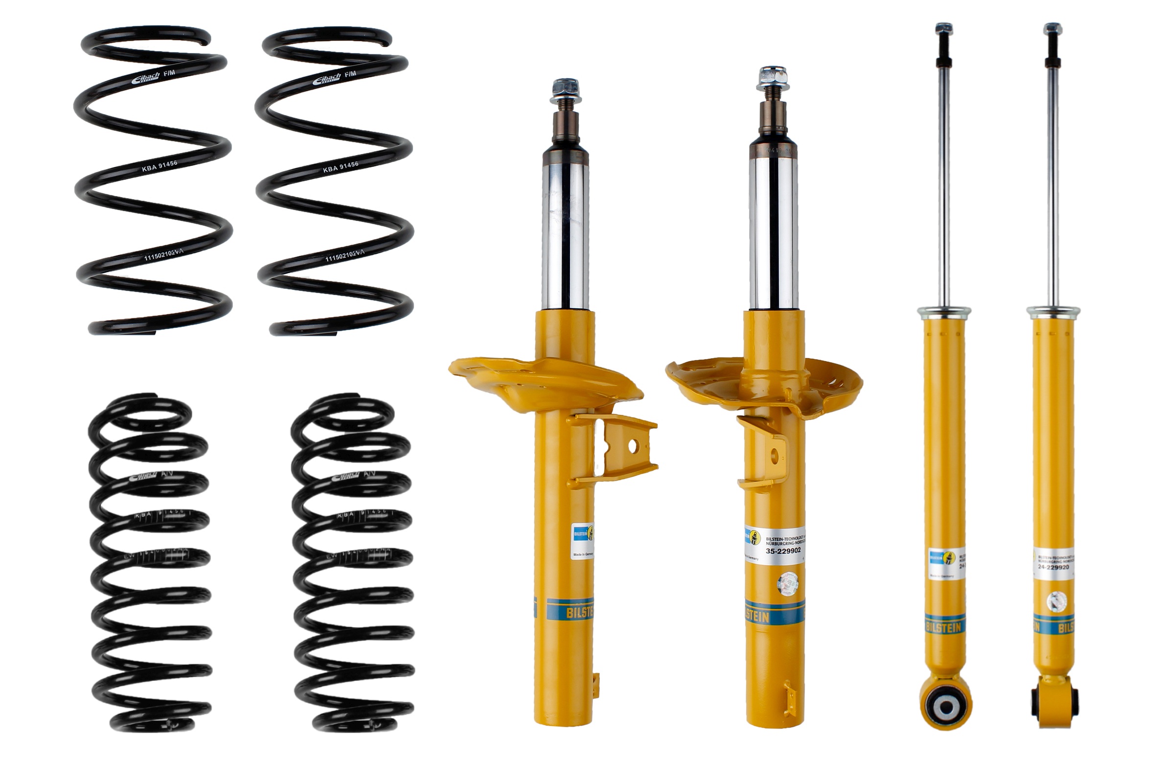 Set suspensie, arcuri elicoidale / amortizoare 46-261182 BILSTEIN