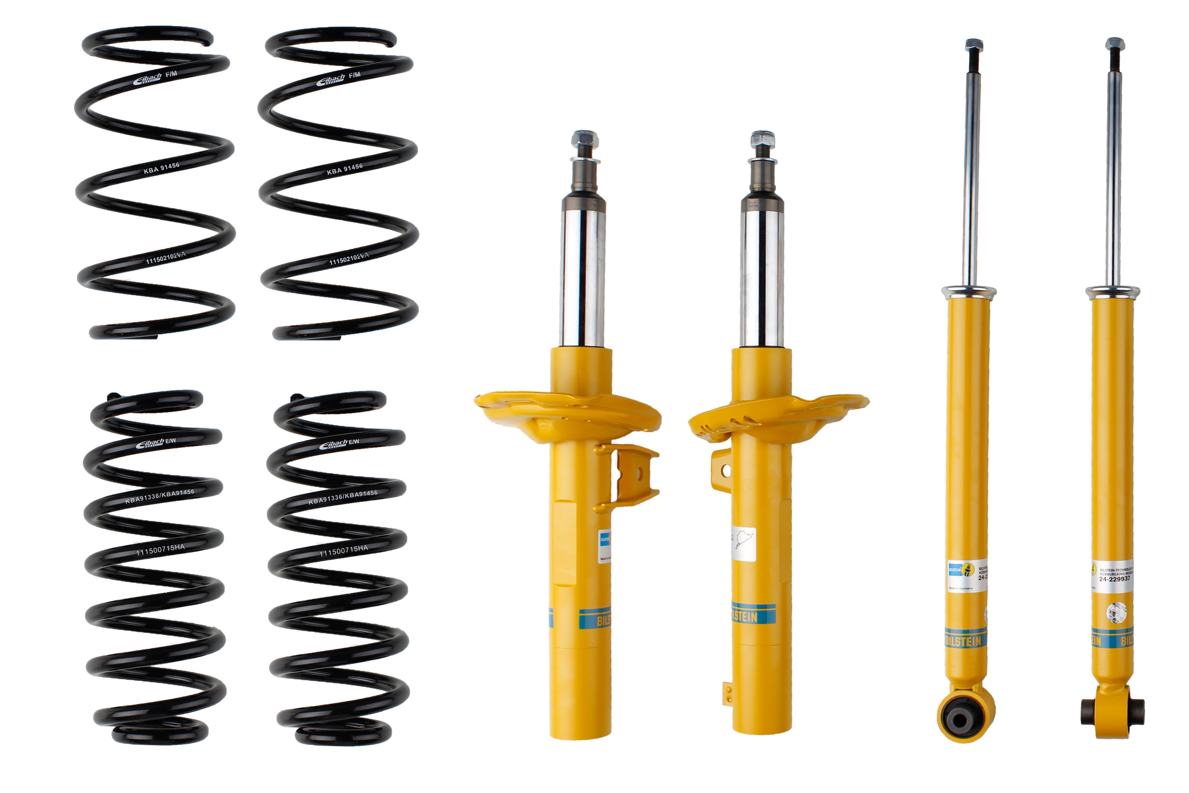Set suspensie, arcuri elicoidale / amortizoare 46-262486 BILSTEIN