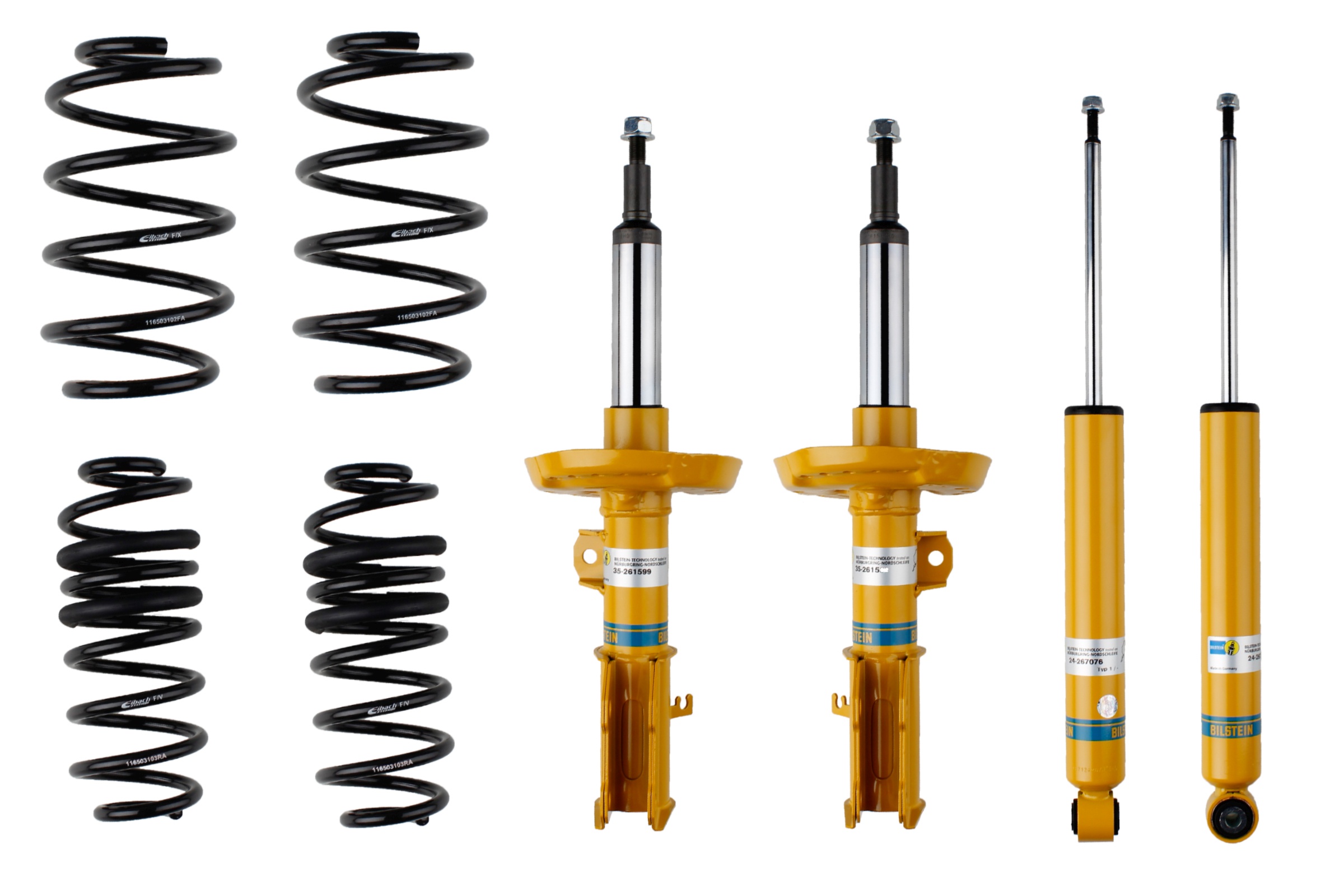 Set suspensie, arcuri elicoidale / amortizoare 46-275318 BILSTEIN