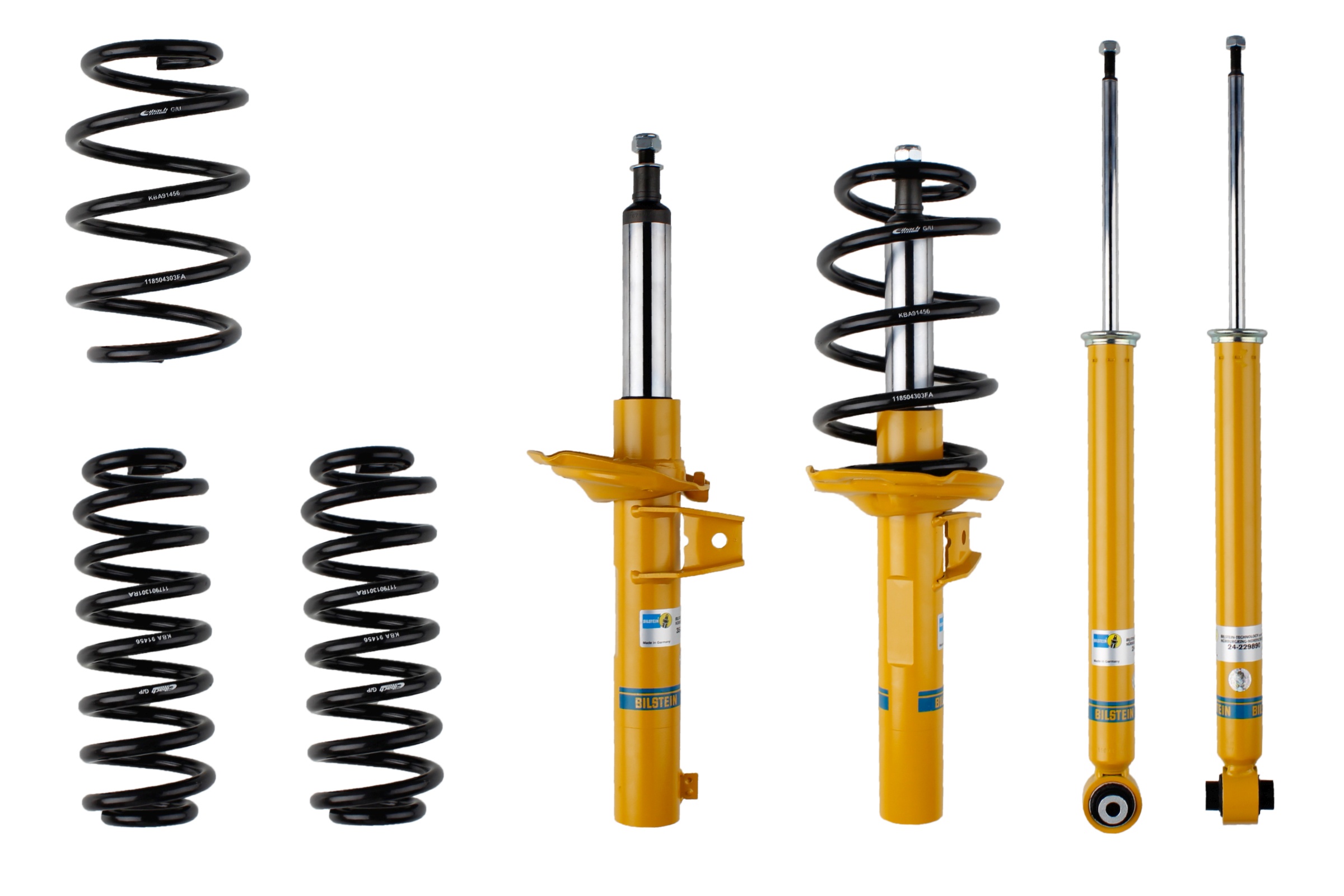 Set suspensie, arcuri elicoidale / amortizoare 46-279477 BILSTEIN