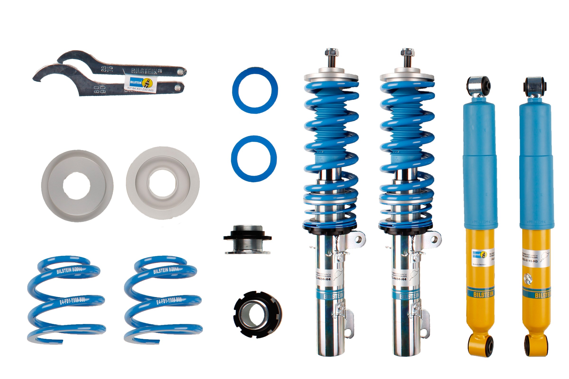 Set suspensie, arcuri elicoidale / amortizoare 47-080416 BILSTEIN