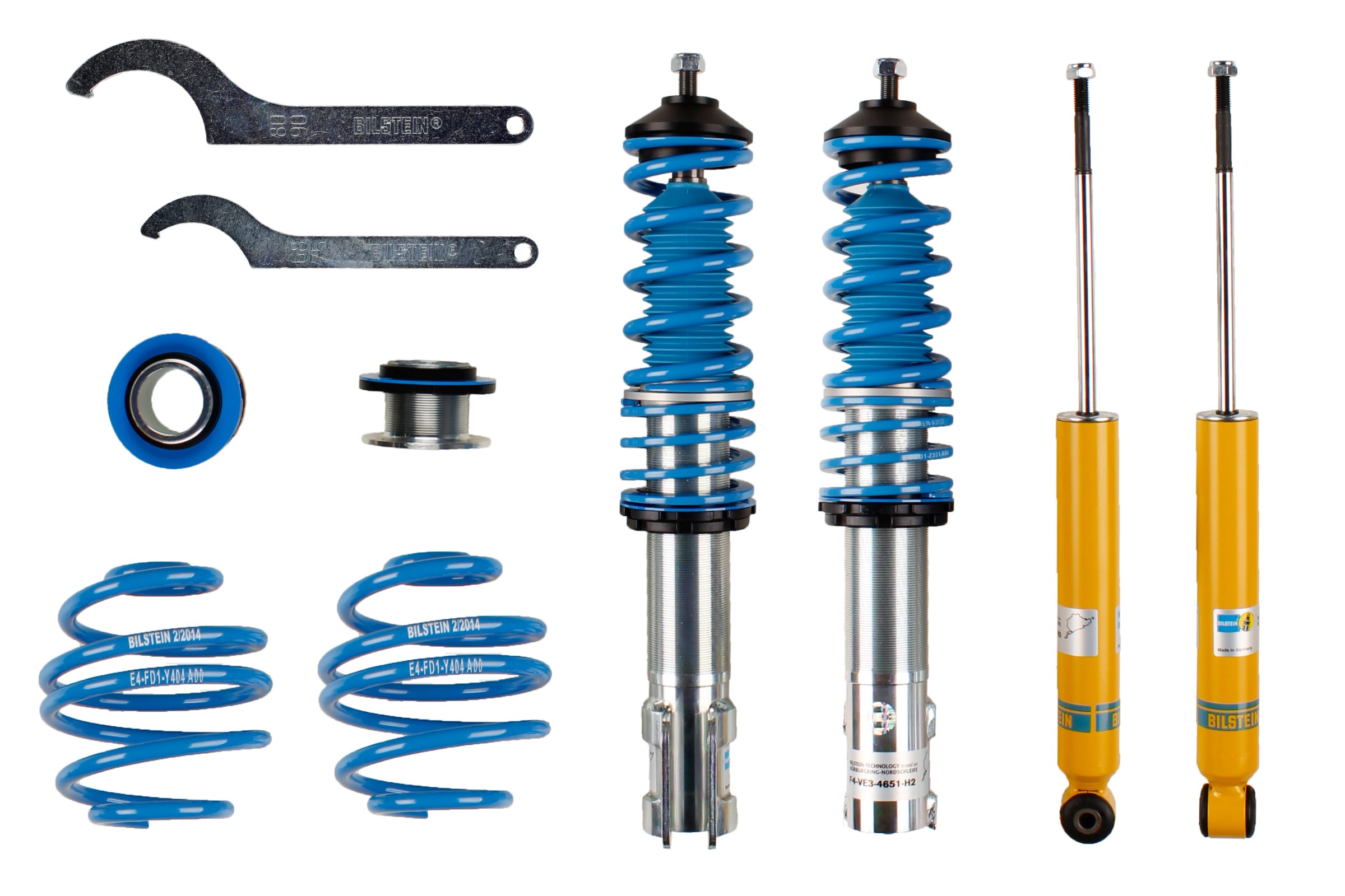 Set suspensie, arcuri elicoidale / amortizoare 47-080713 BILSTEIN