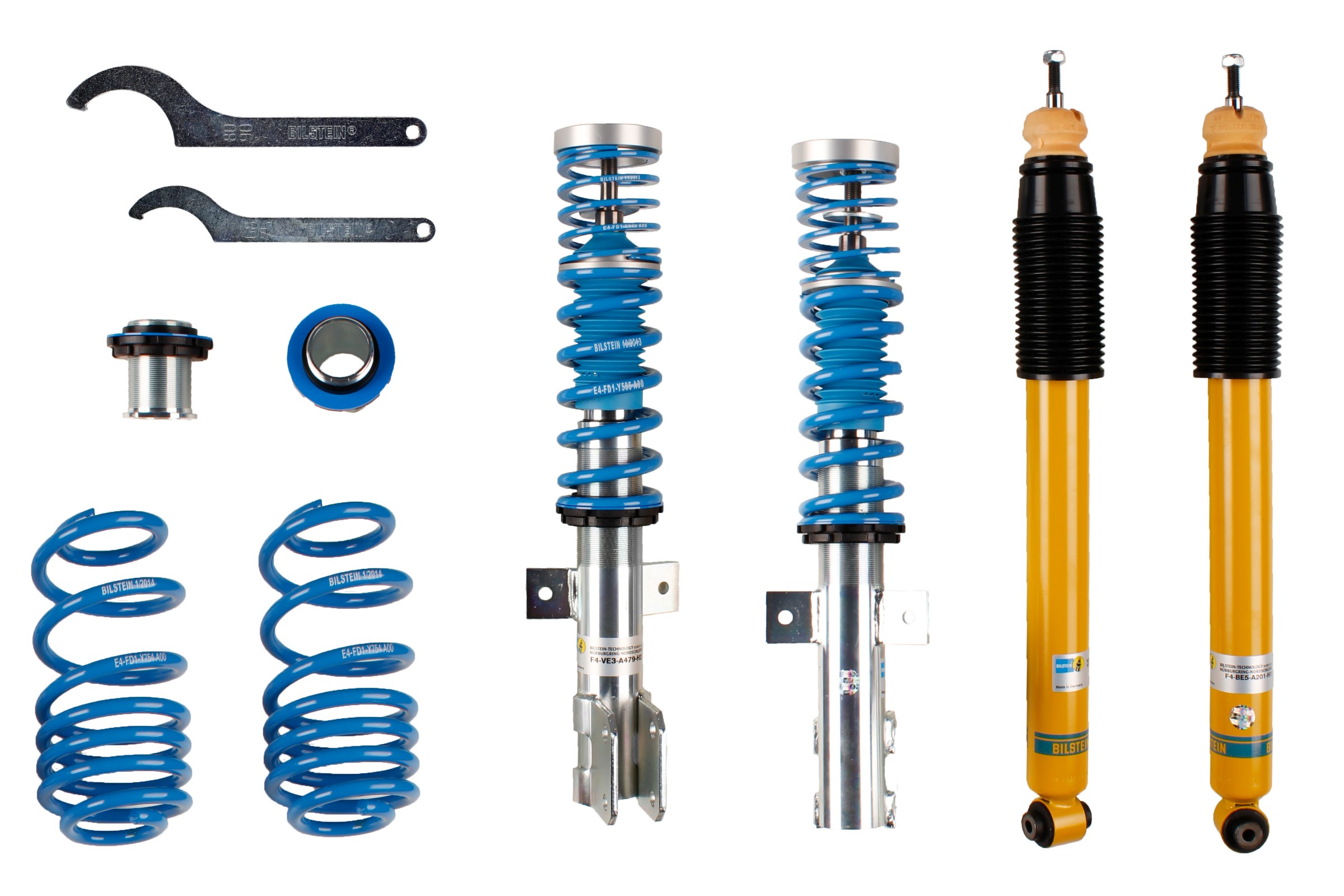 Set suspensie, arcuri elicoidale / amortizoare 47-100817 BILSTEIN