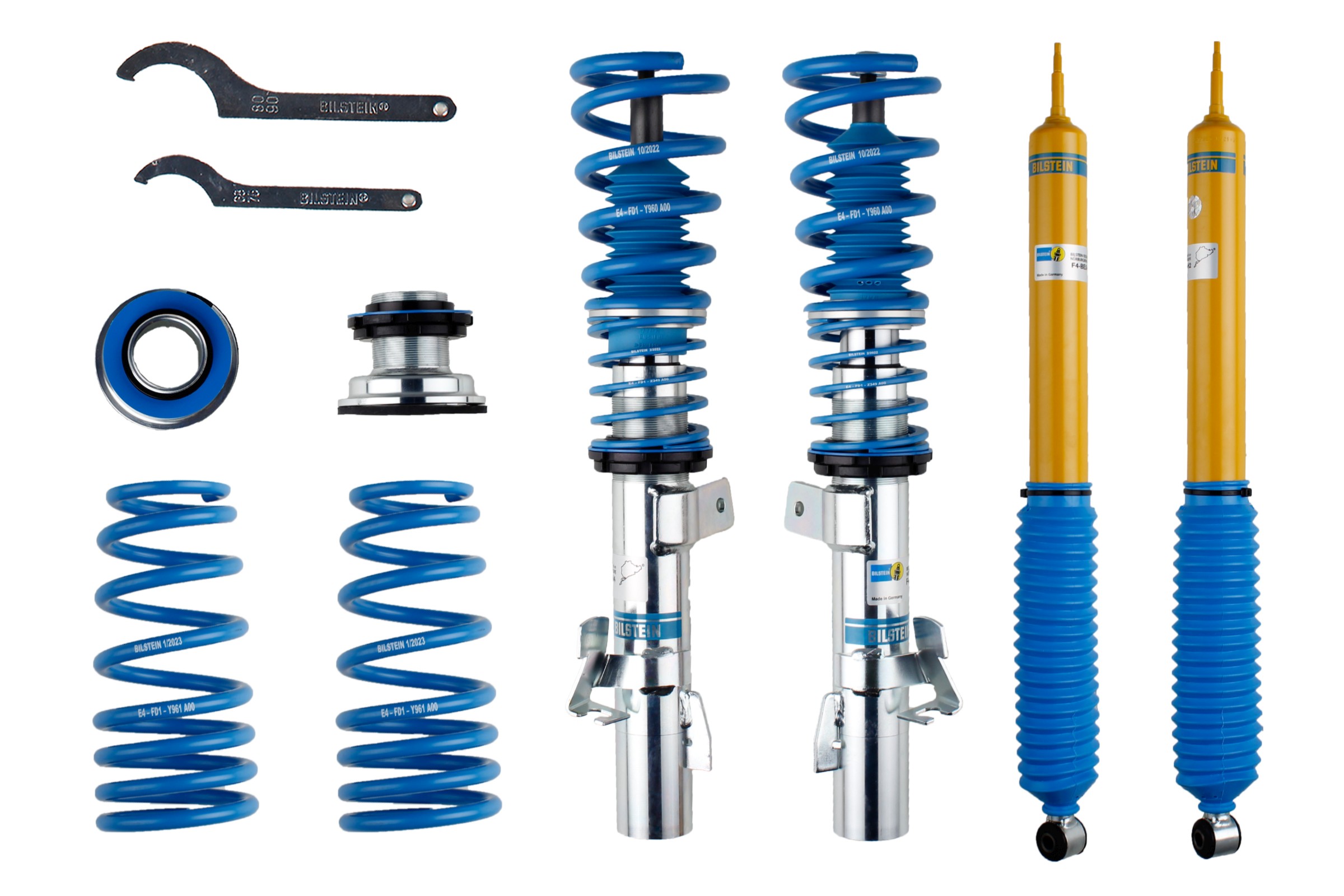 Set suspensie, arcuri elicoidale / amortizoare 47-121225 BILSTEIN