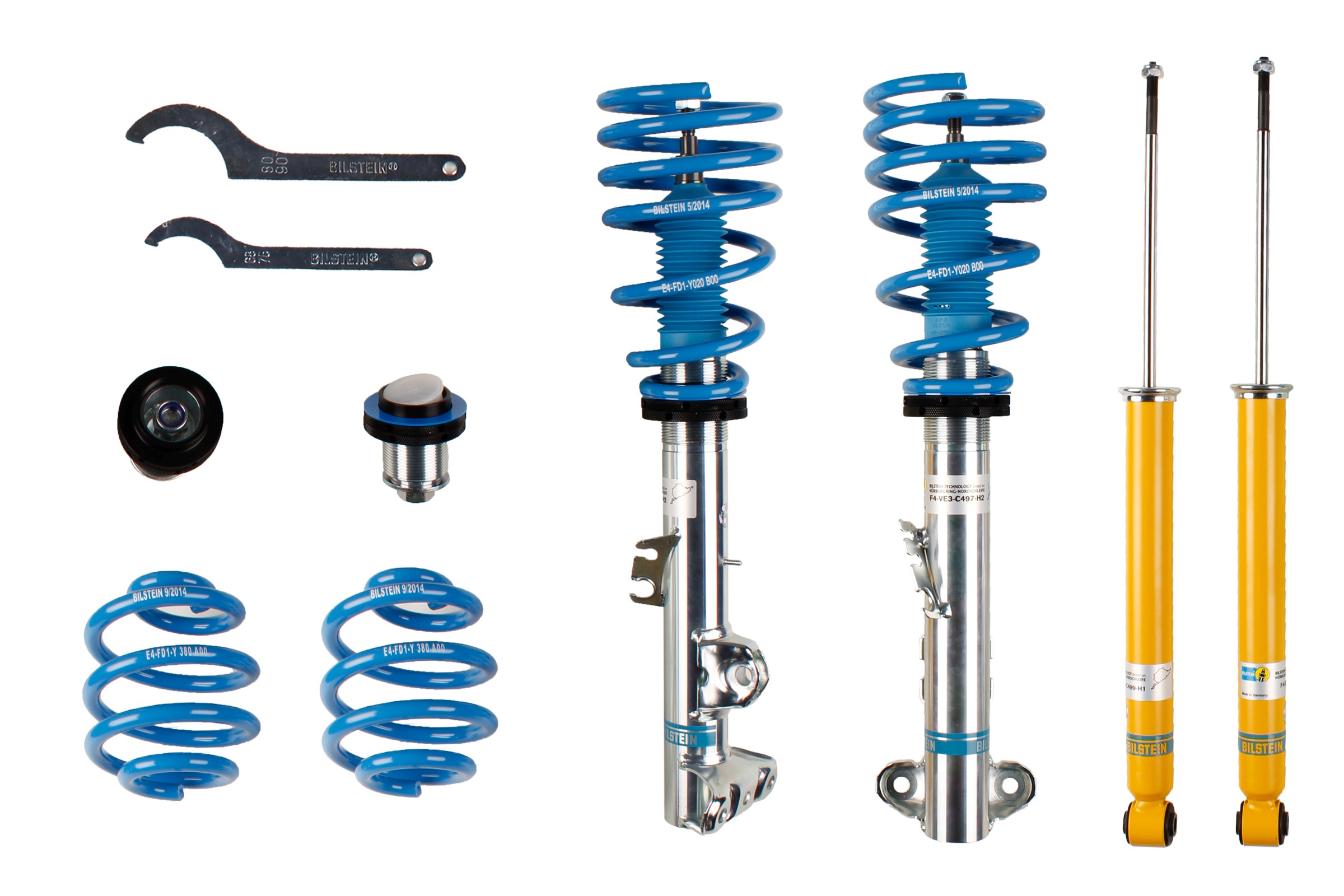 Set suspensie, arcuri elicoidale / amortizoare 47-124813 BILSTEIN
