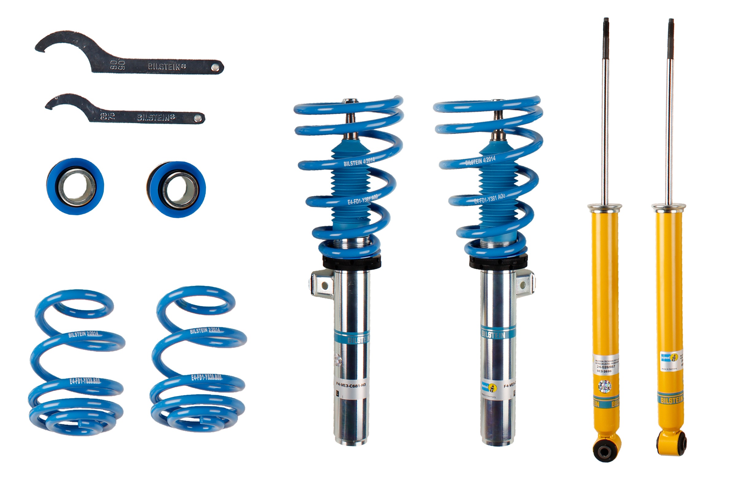 Set suspensie, arcuri elicoidale / amortizoare 47-126848 BILSTEIN