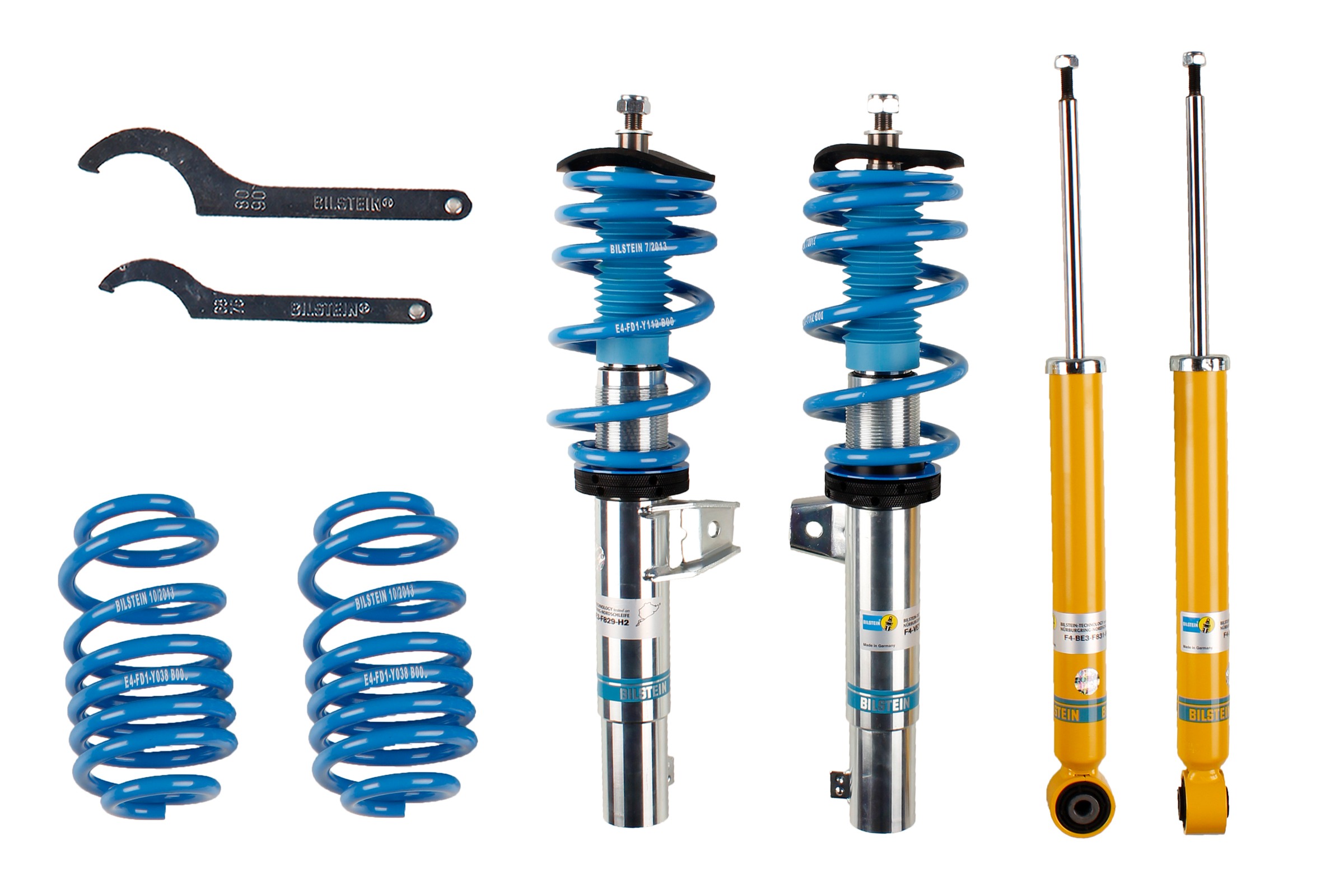 Set suspensie, arcuri elicoidale / amortizoare 47-158276 BILSTEIN
