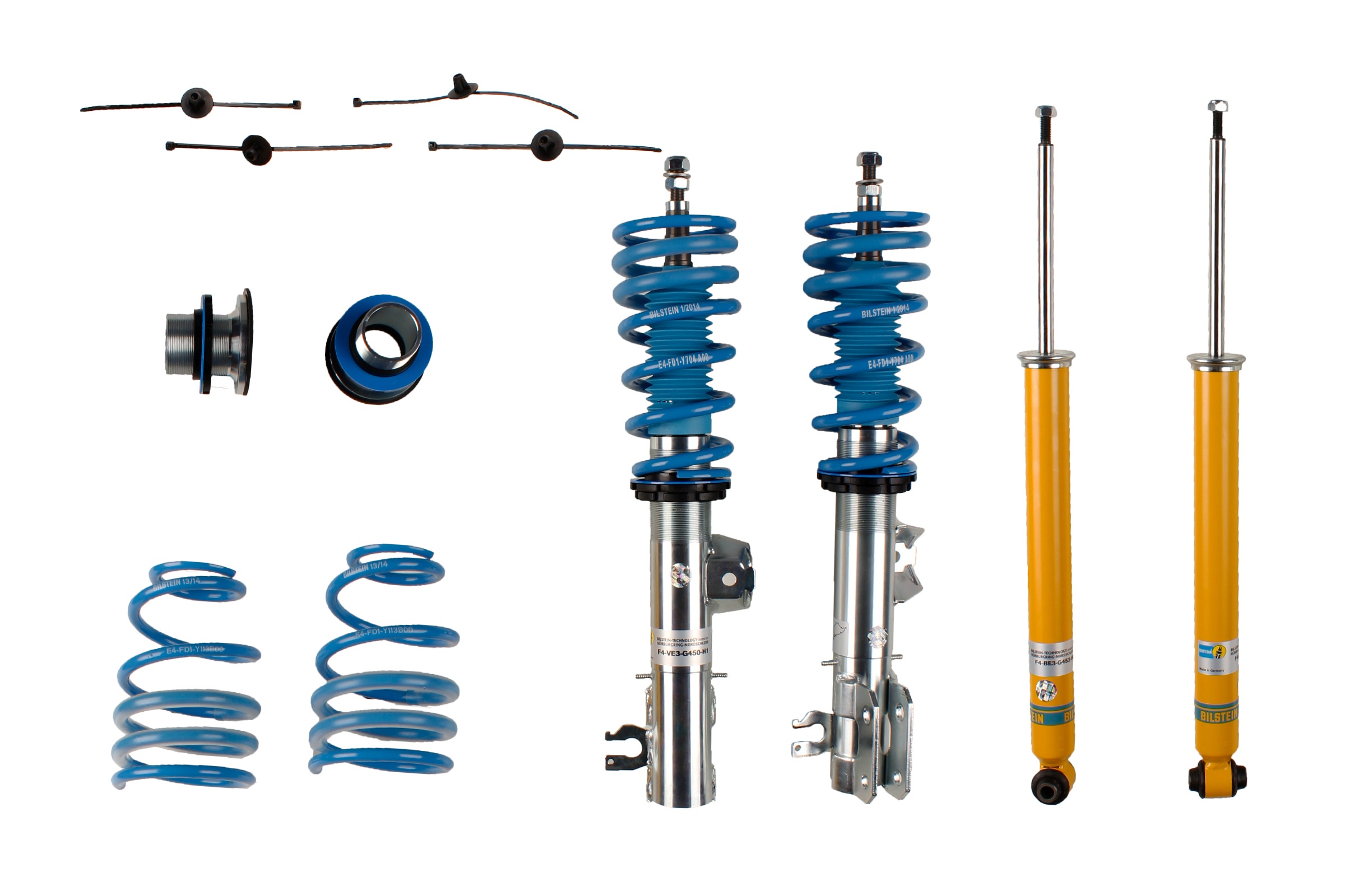 Set suspensie, arcuri elicoidale / amortizoare 47-164499 BILSTEIN